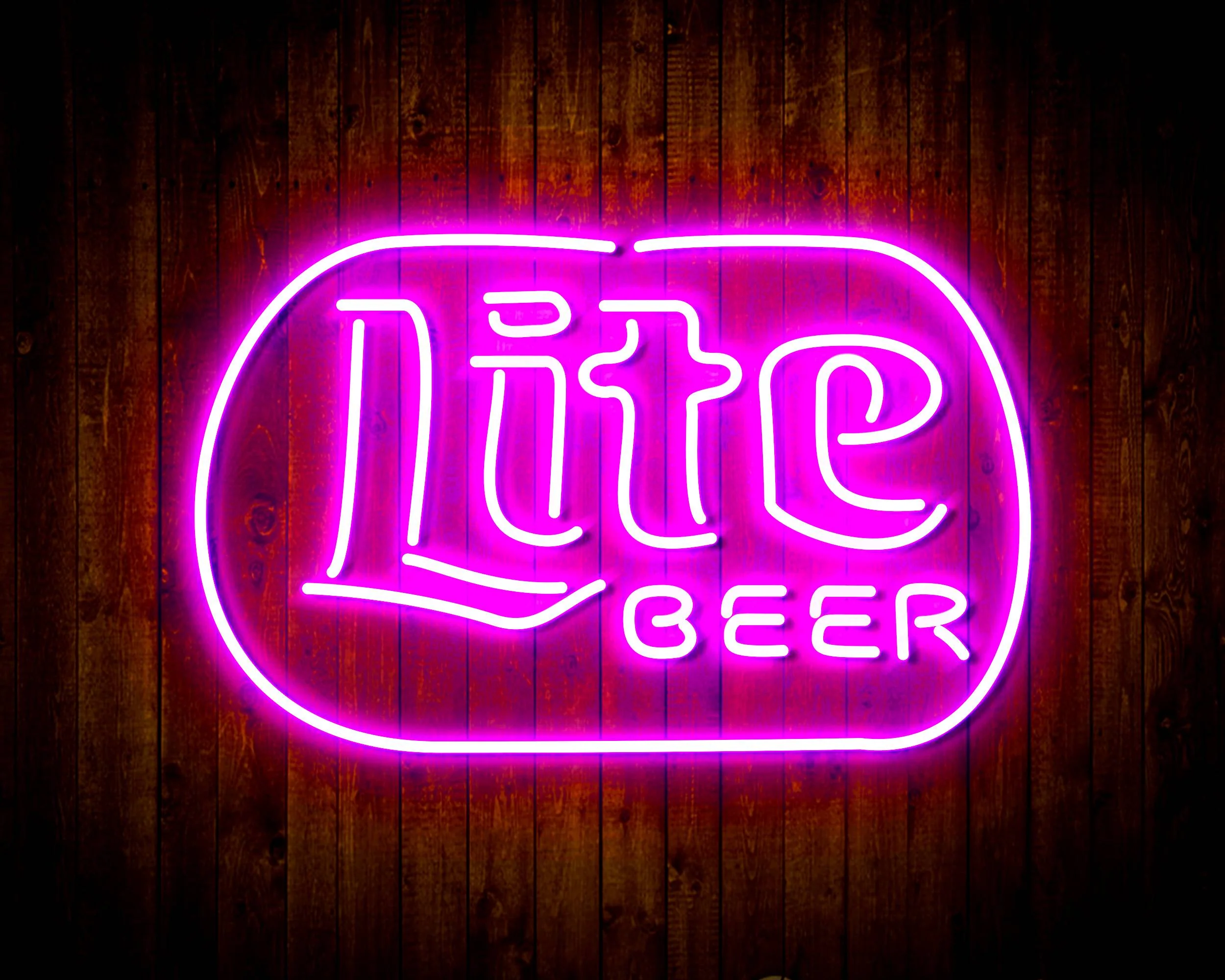 Miller Lite Beer Handmade Neon Flex LED Sign - Image 28