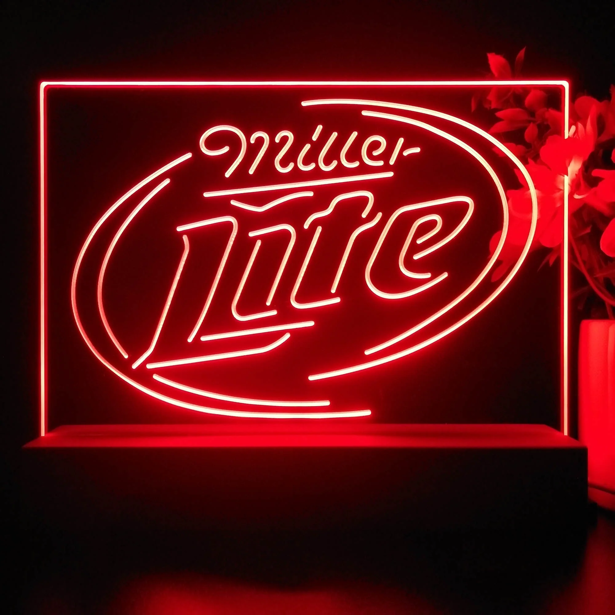 Miller Lite Classic Neon Sign Pub Bar Lamp - Image 3