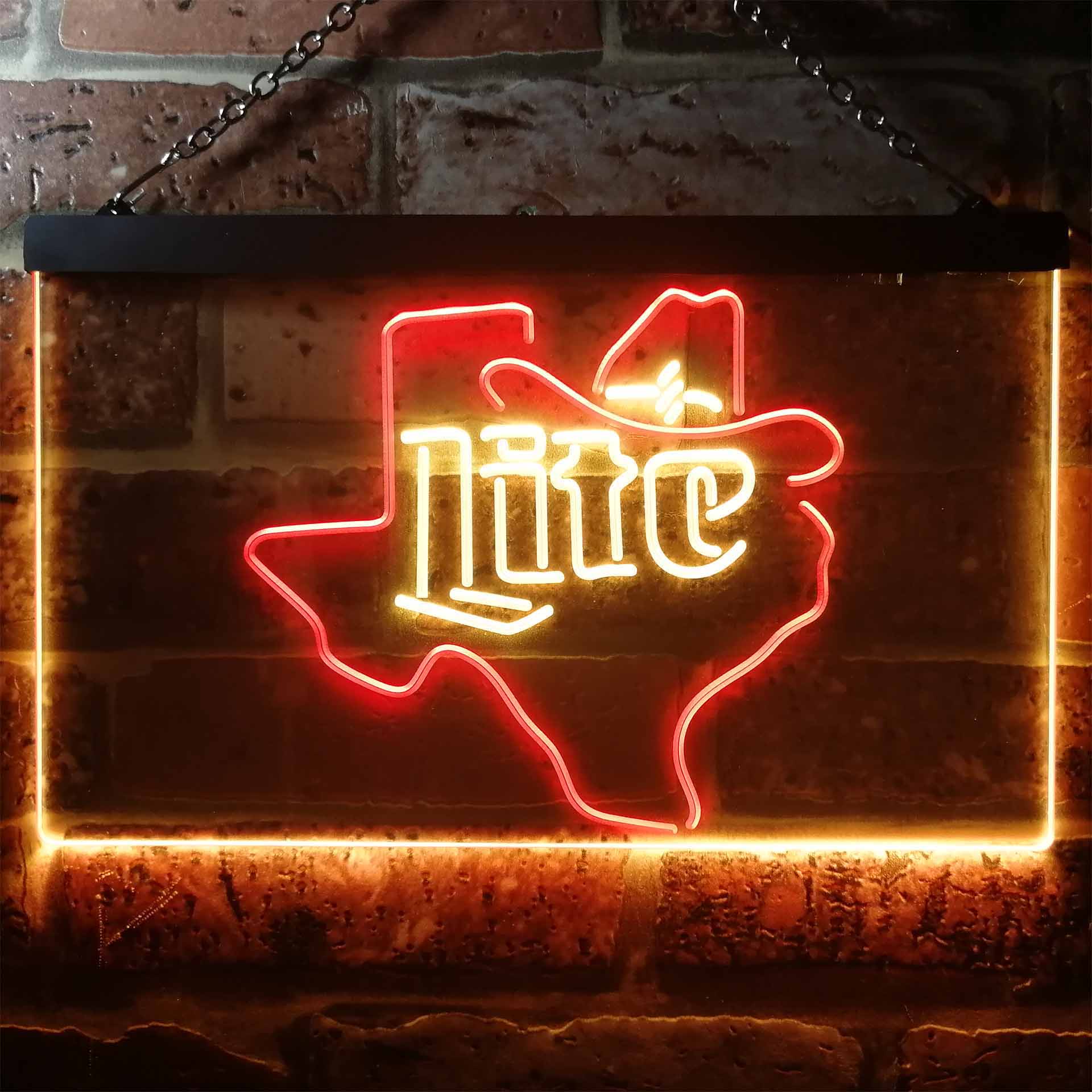 Miller Lite Cowboys Hat Texas Neon-Like LED Sign - Image 13
