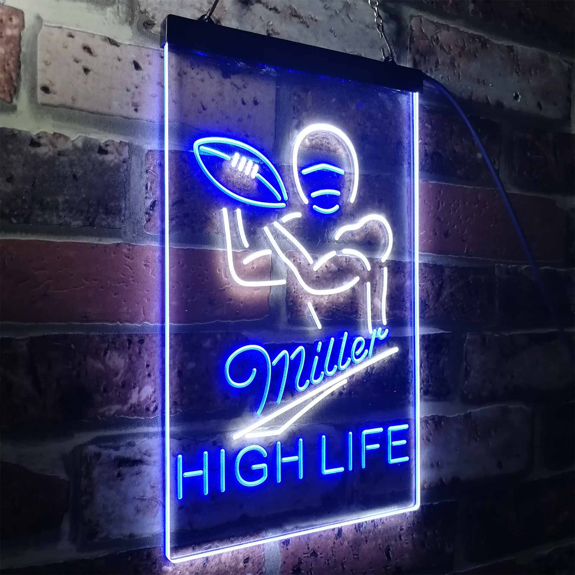 Miller Lite High Life Football Neon-Like LED Sign - Image 14
