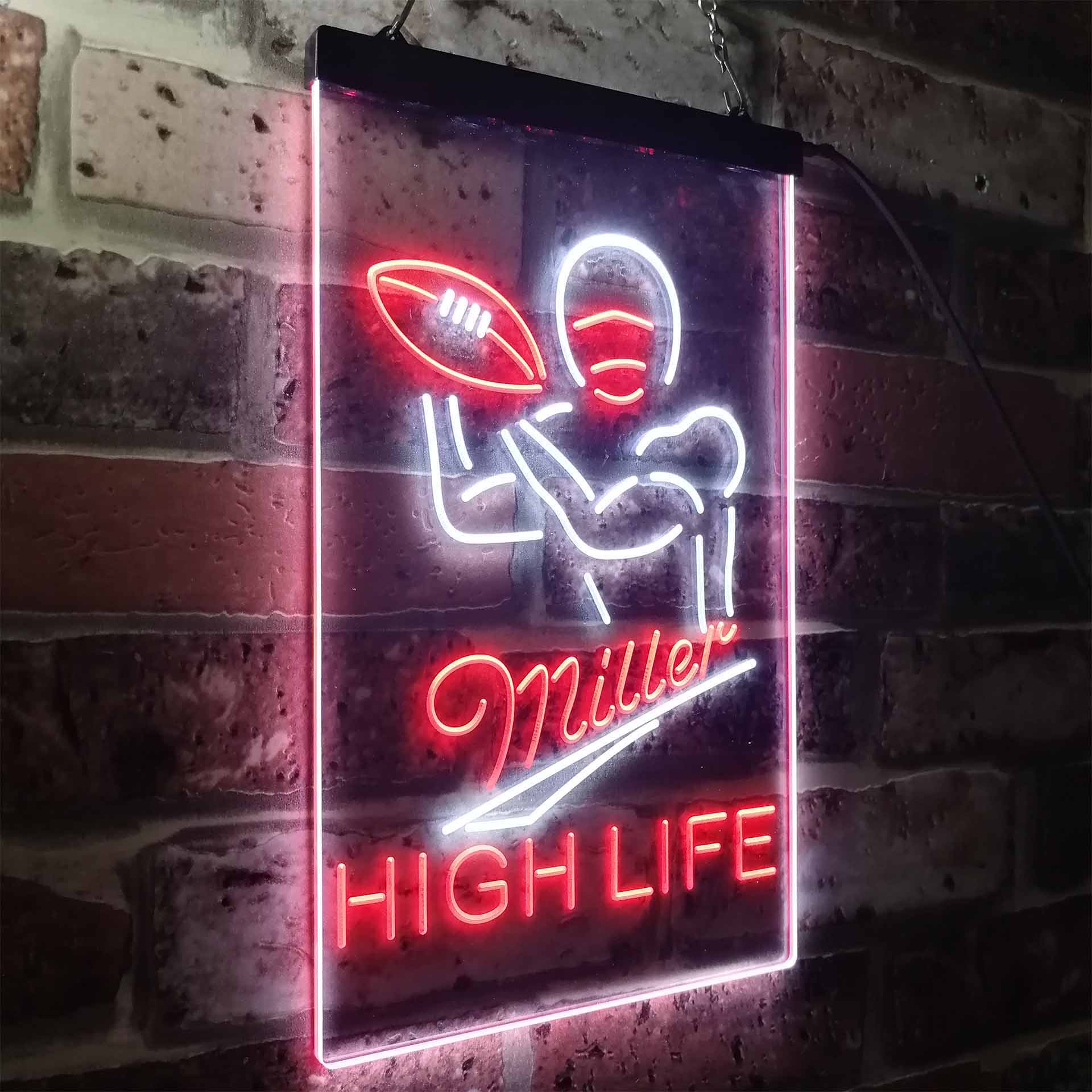 Miller Lite High Life Football Neon-Like LED Sign - Image 23