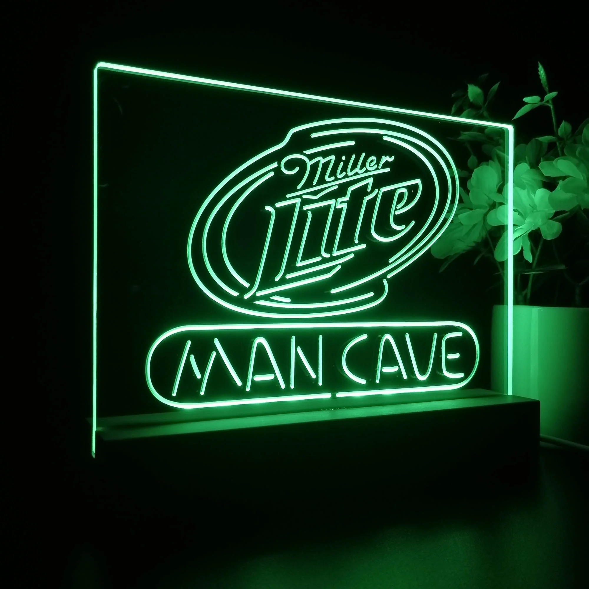 Miller Lite Man Cave Beer Bar Neon Sign Pub Bar Lamp - Image 5