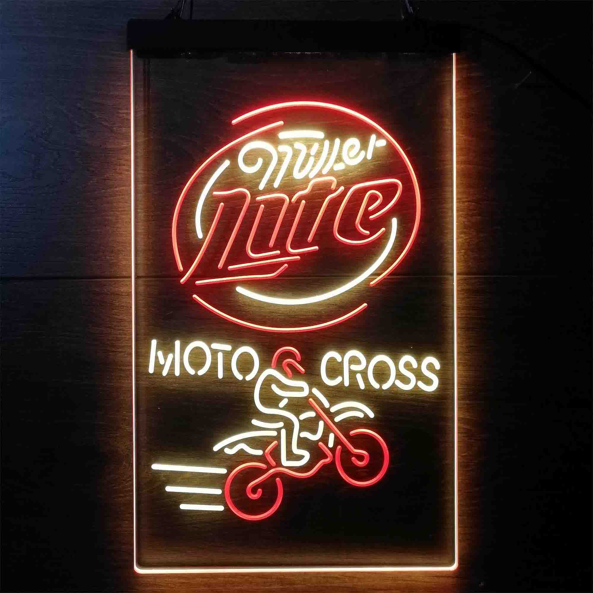 Miller Lite Motocross Neon LED Sign - Image 10