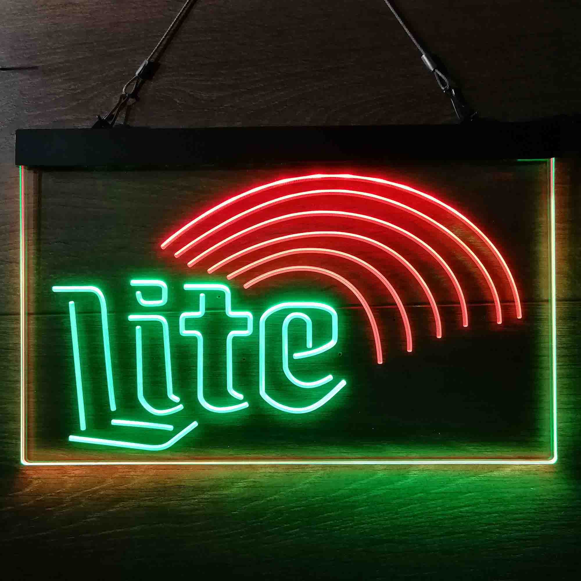 Miller Lite Rainbow Neon-Like LED Sign - Image 11