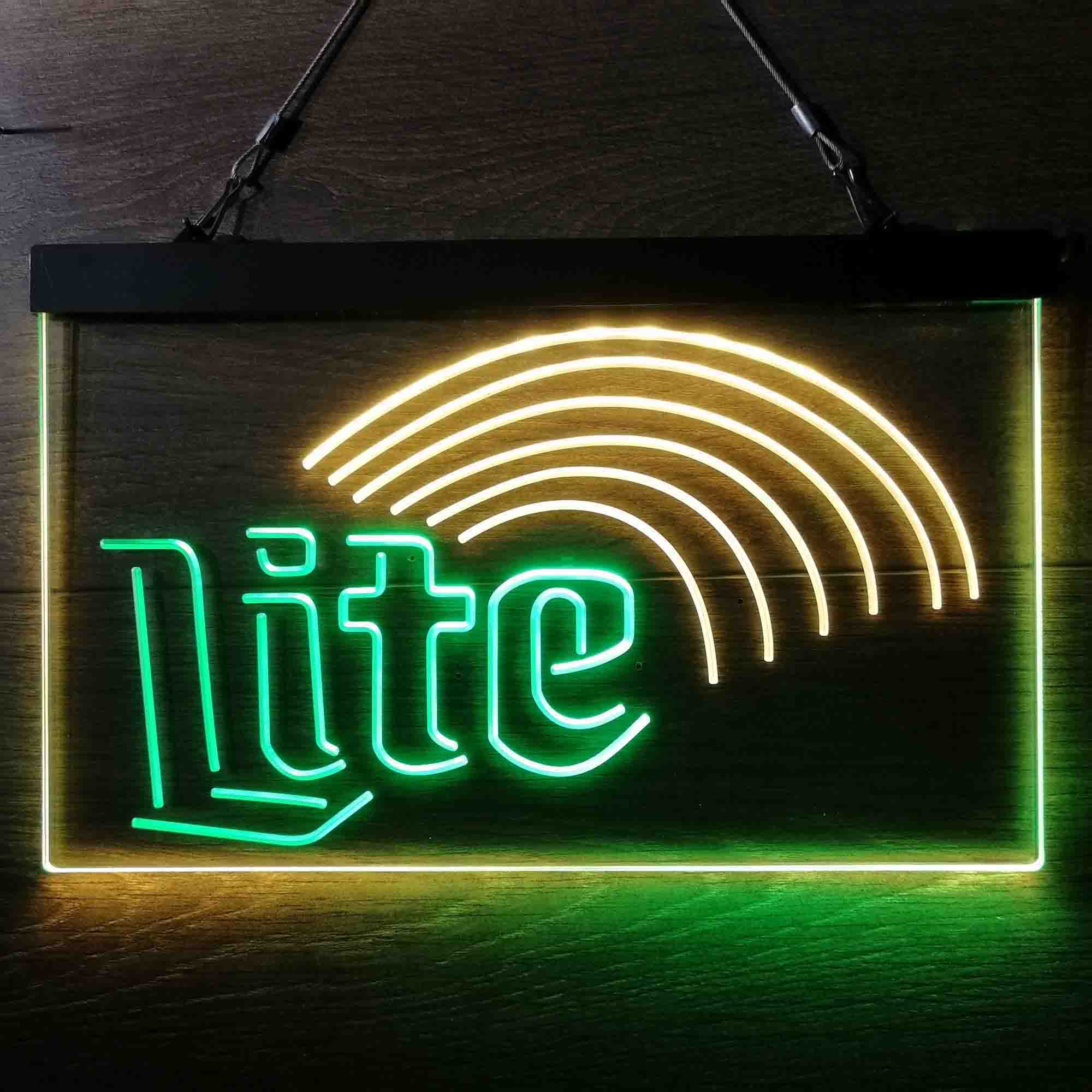Miller Lite Rainbow Neon-Like LED Sign - Image 12