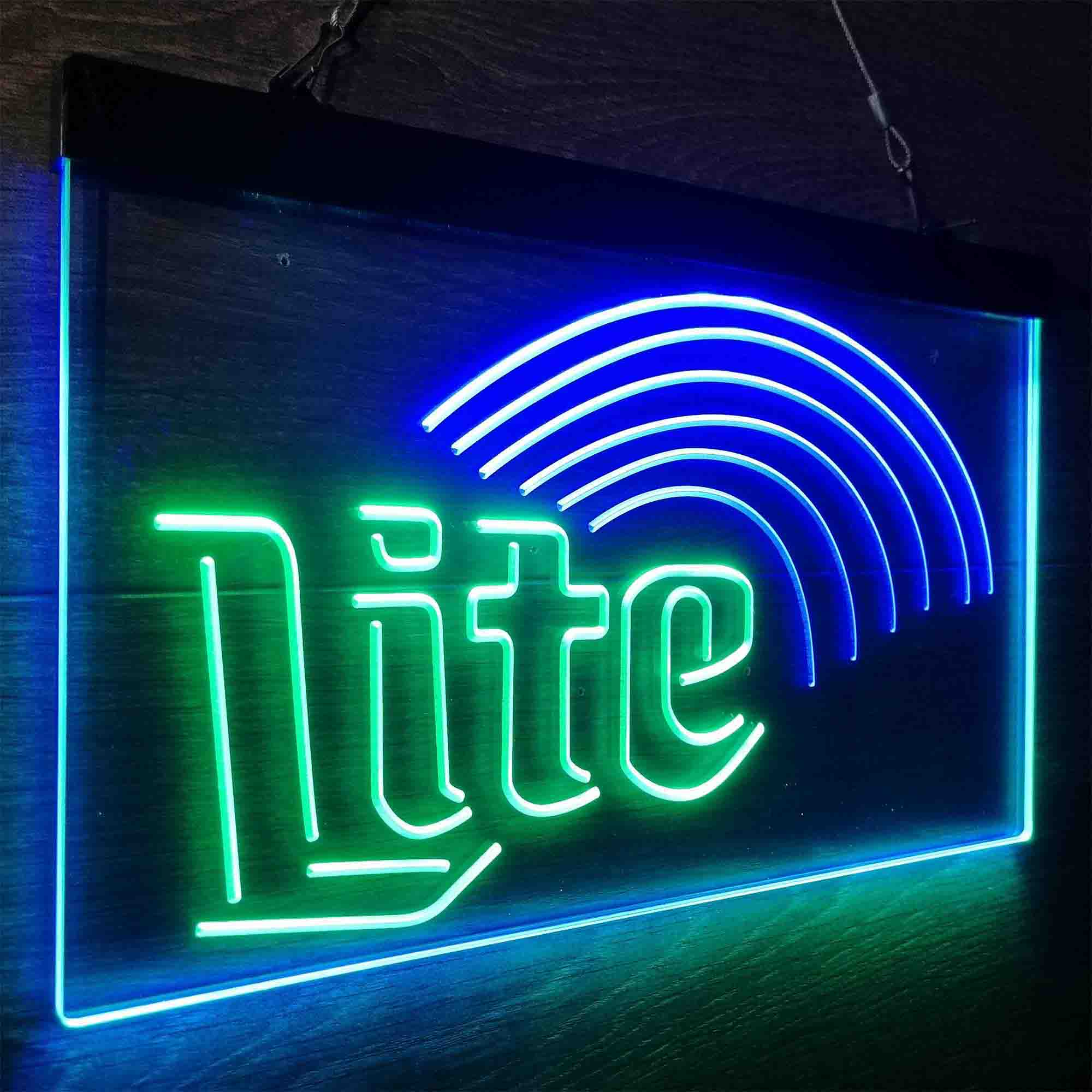 Miller Lite Rainbow Neon-Like LED Sign - Image 15