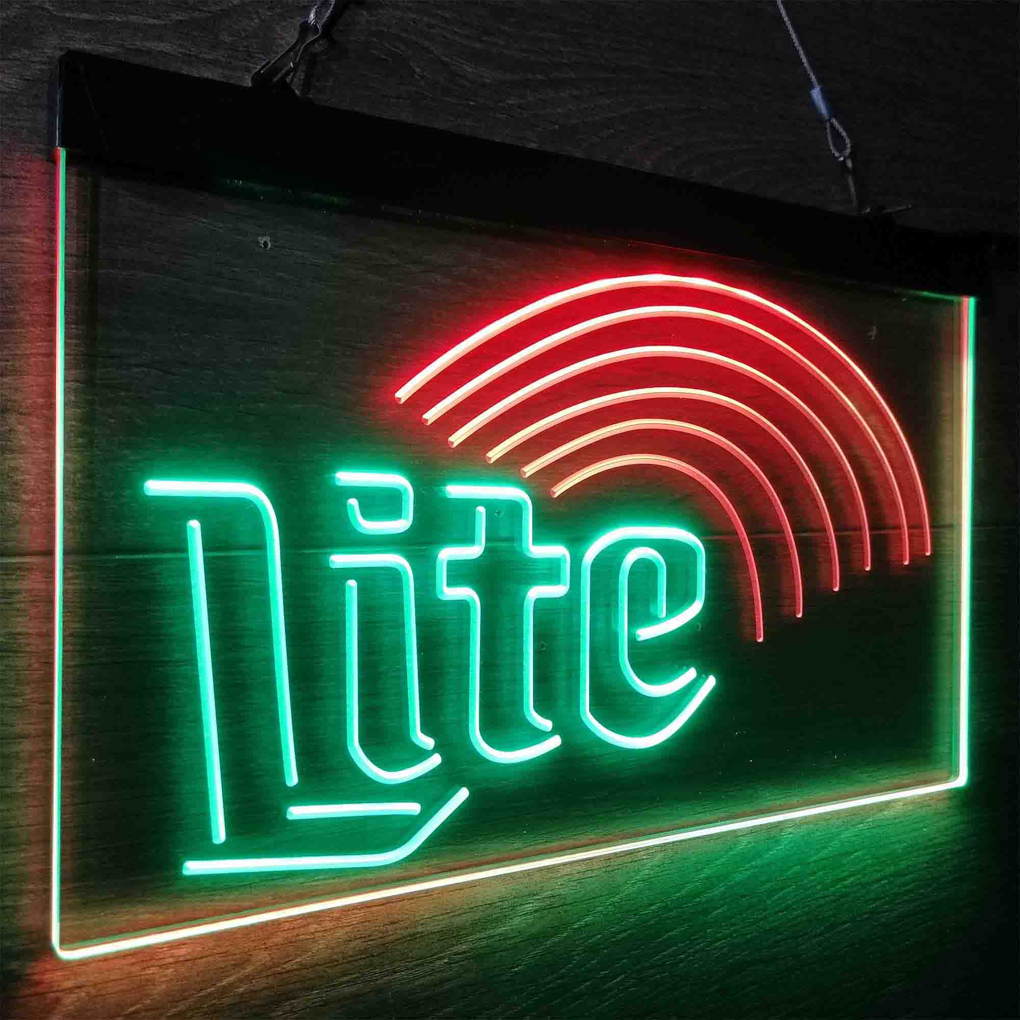 Miller Lite Rainbow Neon-Like LED Sign - Image 24