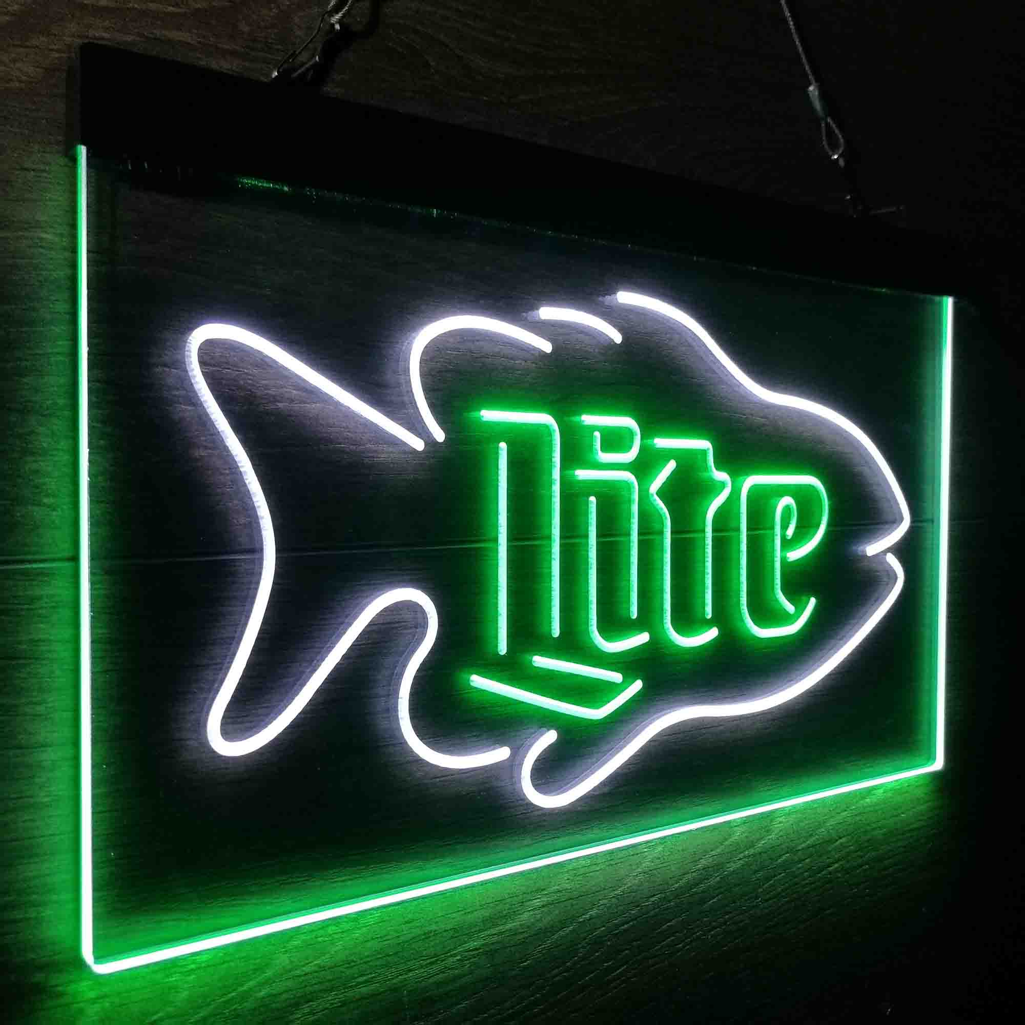 Miller Lite Salmon Fish Neon-Like LED Sign - Image 16