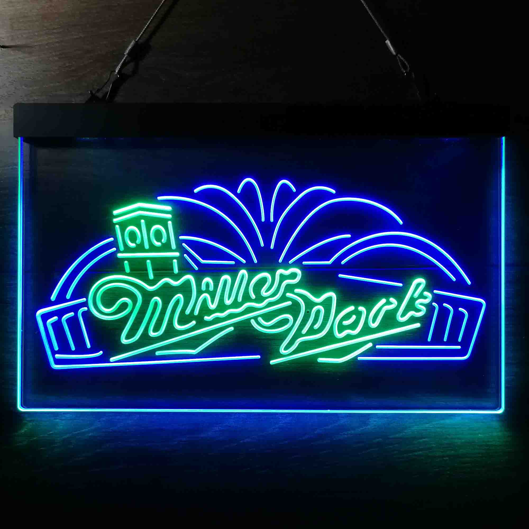 Miller Park Beer Home Bar Neon Light LED Sign - Image 5