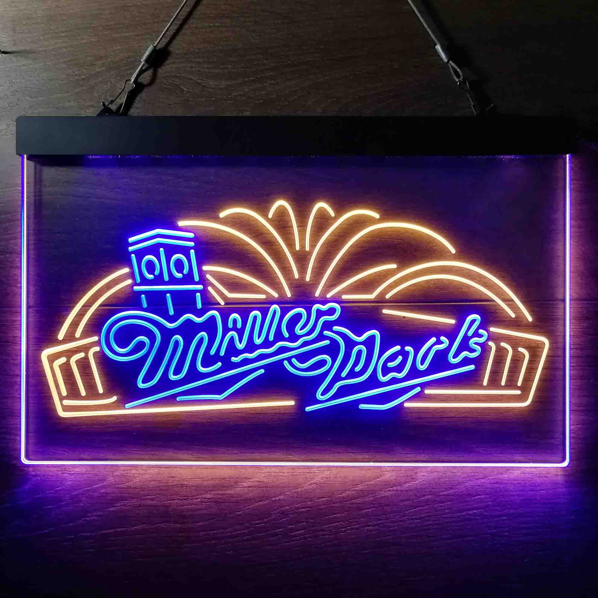 Miller Park Beer Home Bar Neon Light LED Sign - Image 7