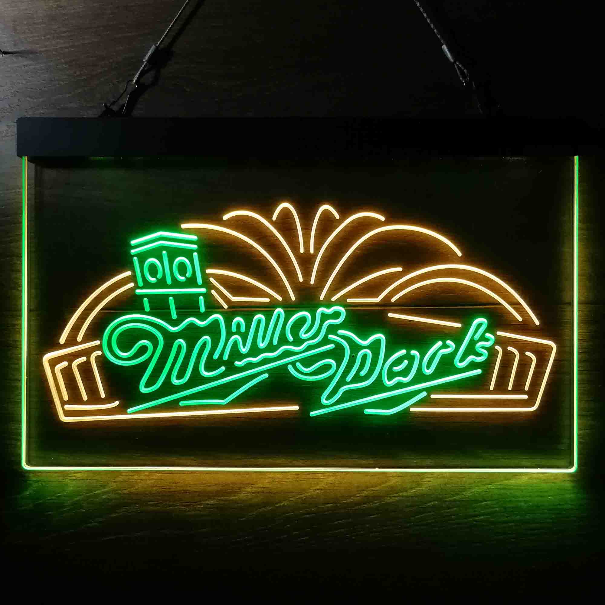 Miller Park Beer Home Bar Neon Light LED Sign - Image 9