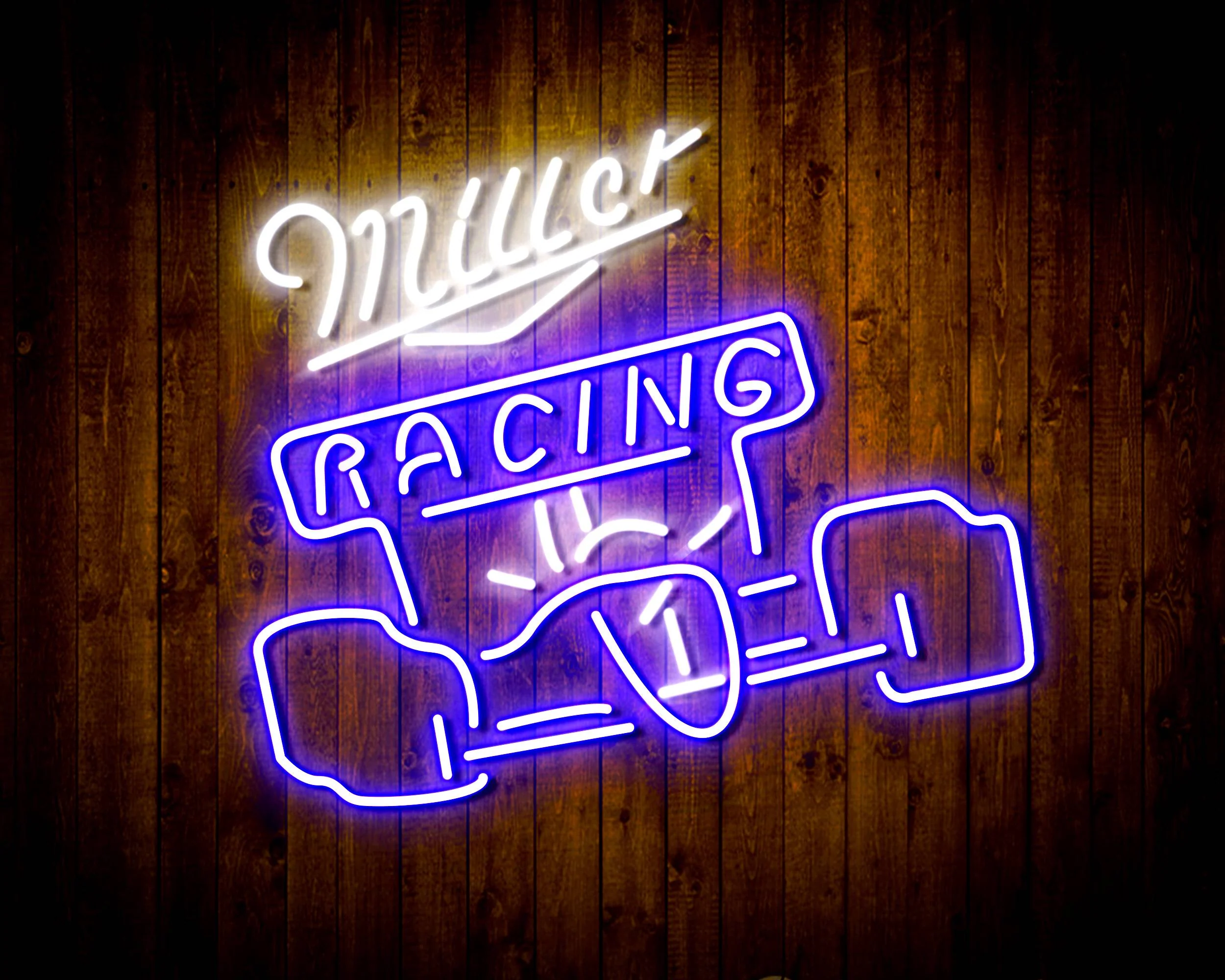 Miller Race Car Handmade Neon Flex LED Sign - Image 14