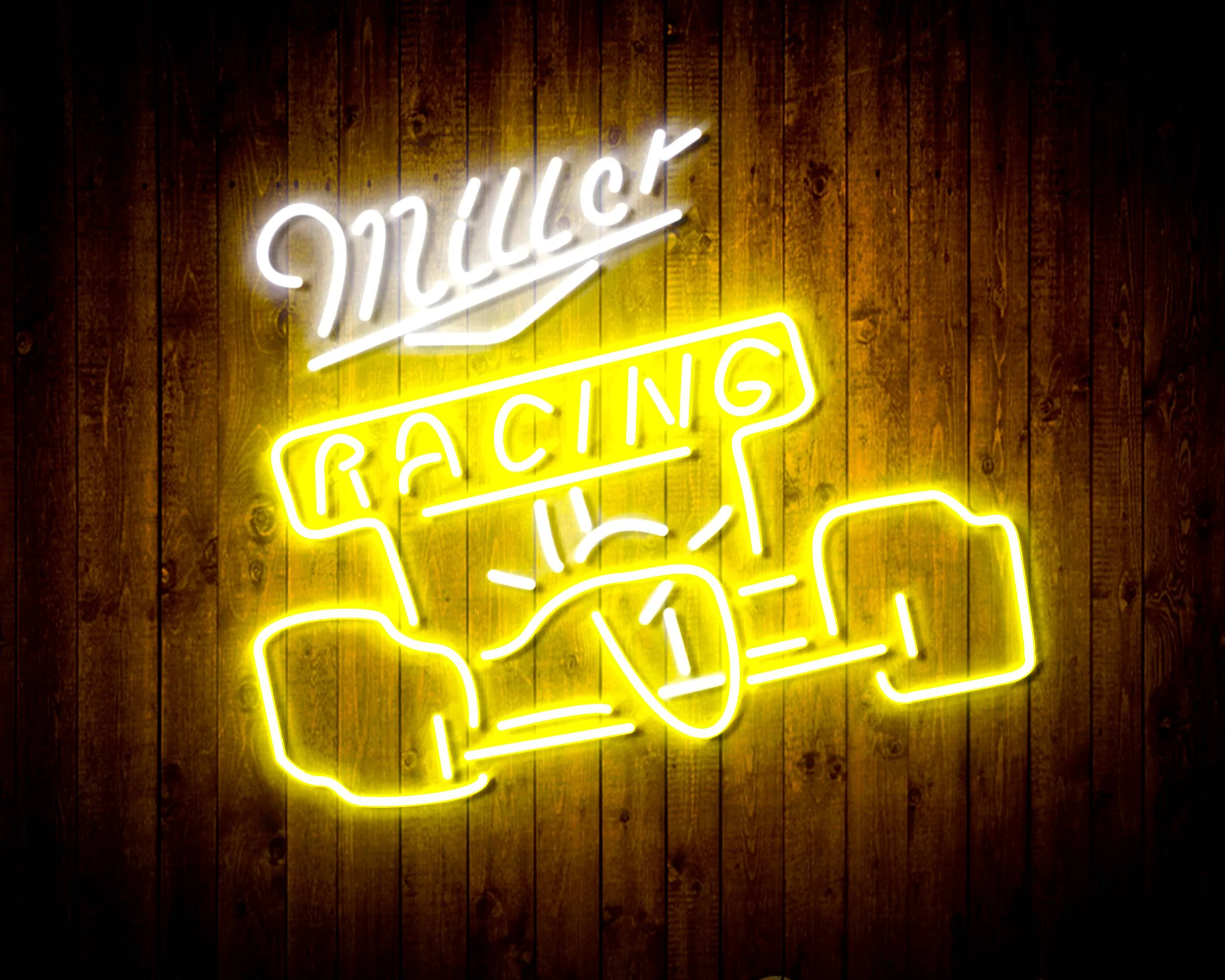 Miller Race Car Handmade Neon Flex LED Sign - Image 18