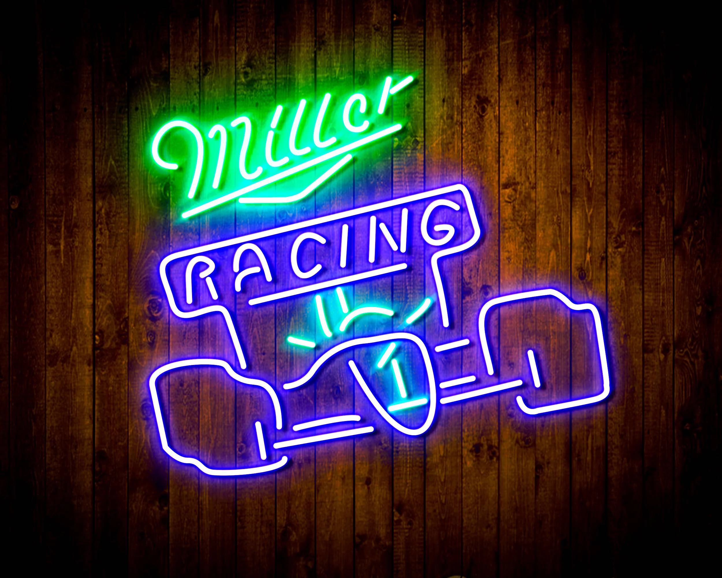 Miller Race Car Handmade Neon Flex LED Sign - Image 23