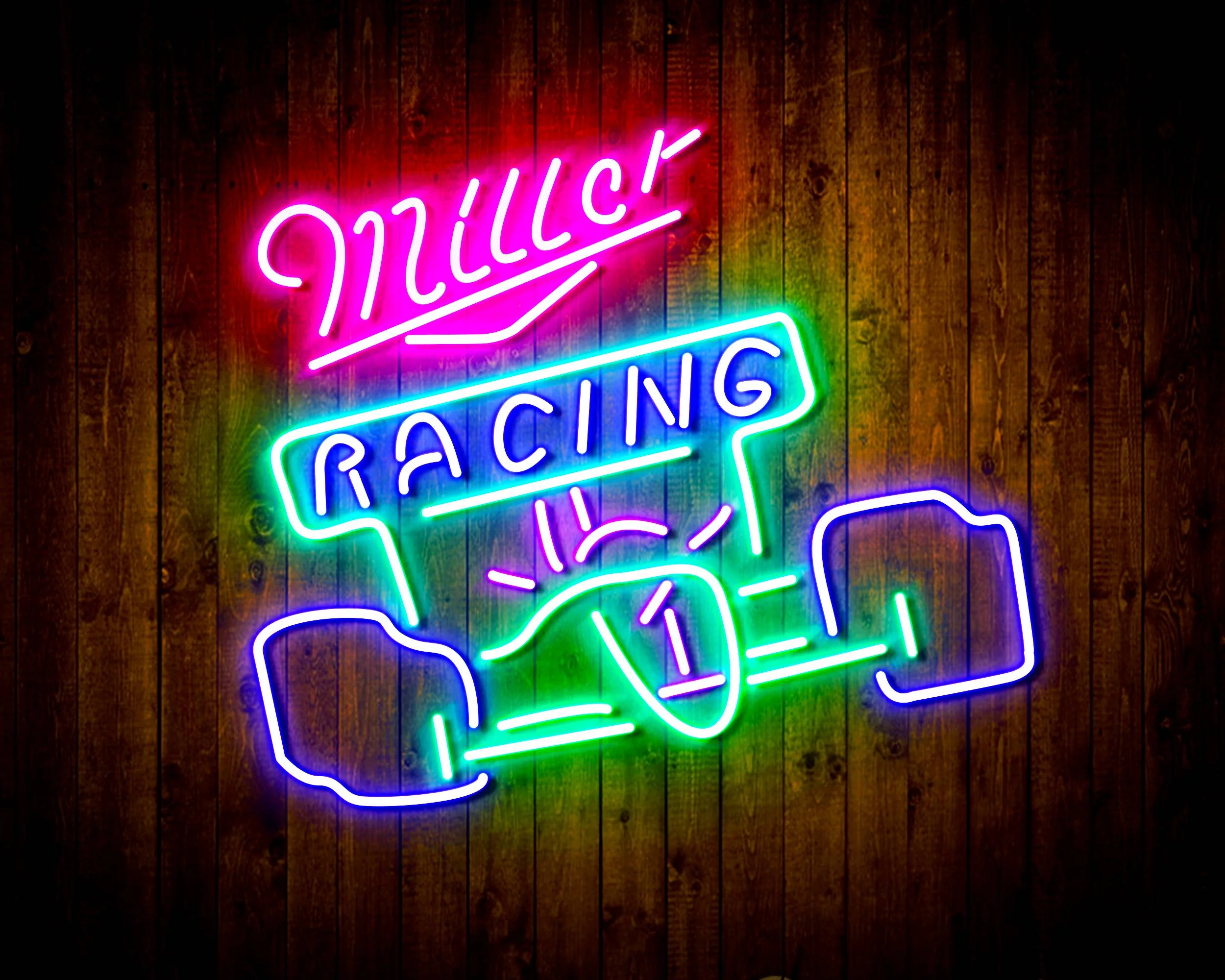 Miller Race Car Handmade Neon Flex LED Sign - Image 6