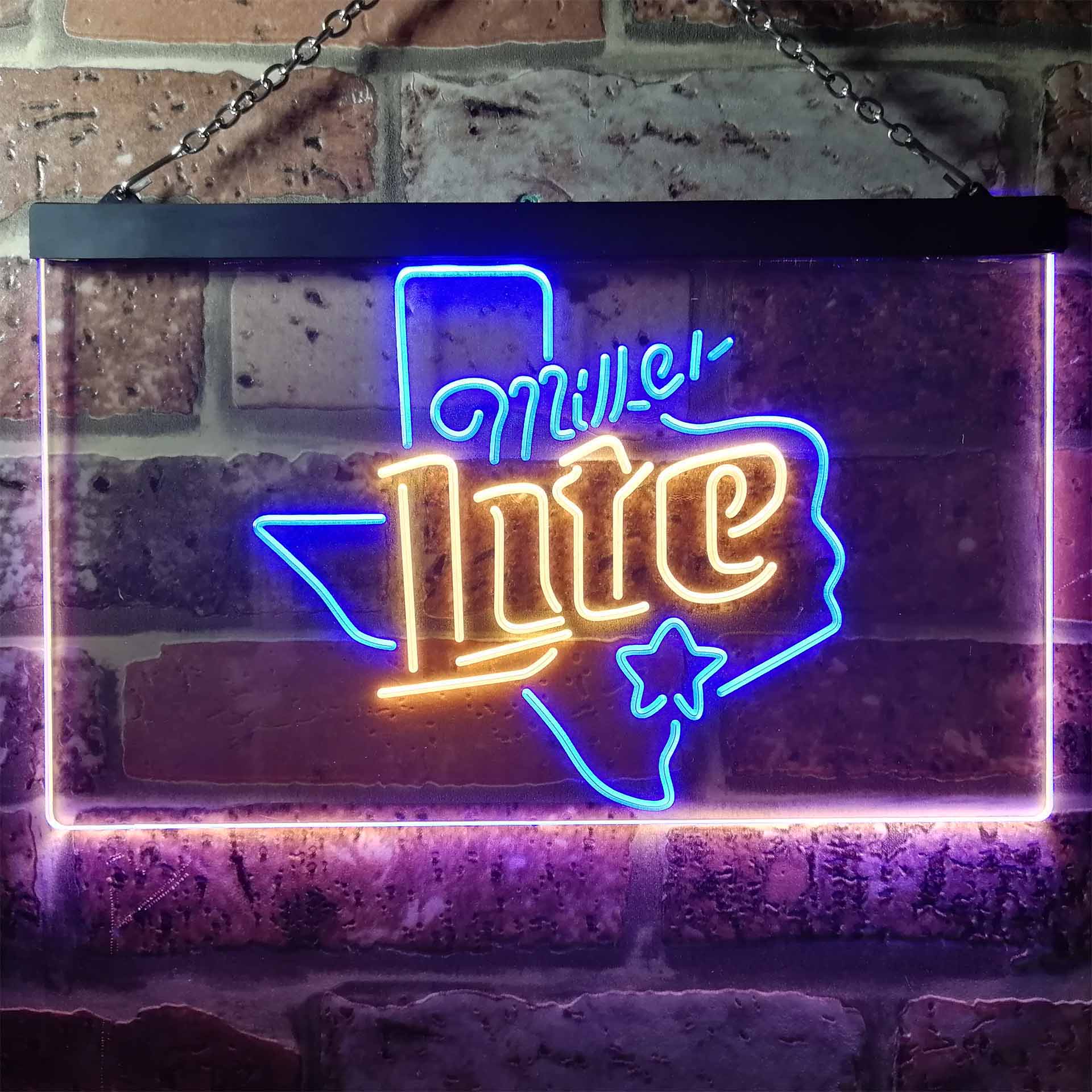 Miller Star Texas Beer Neon-Like LED Sign - Image 12