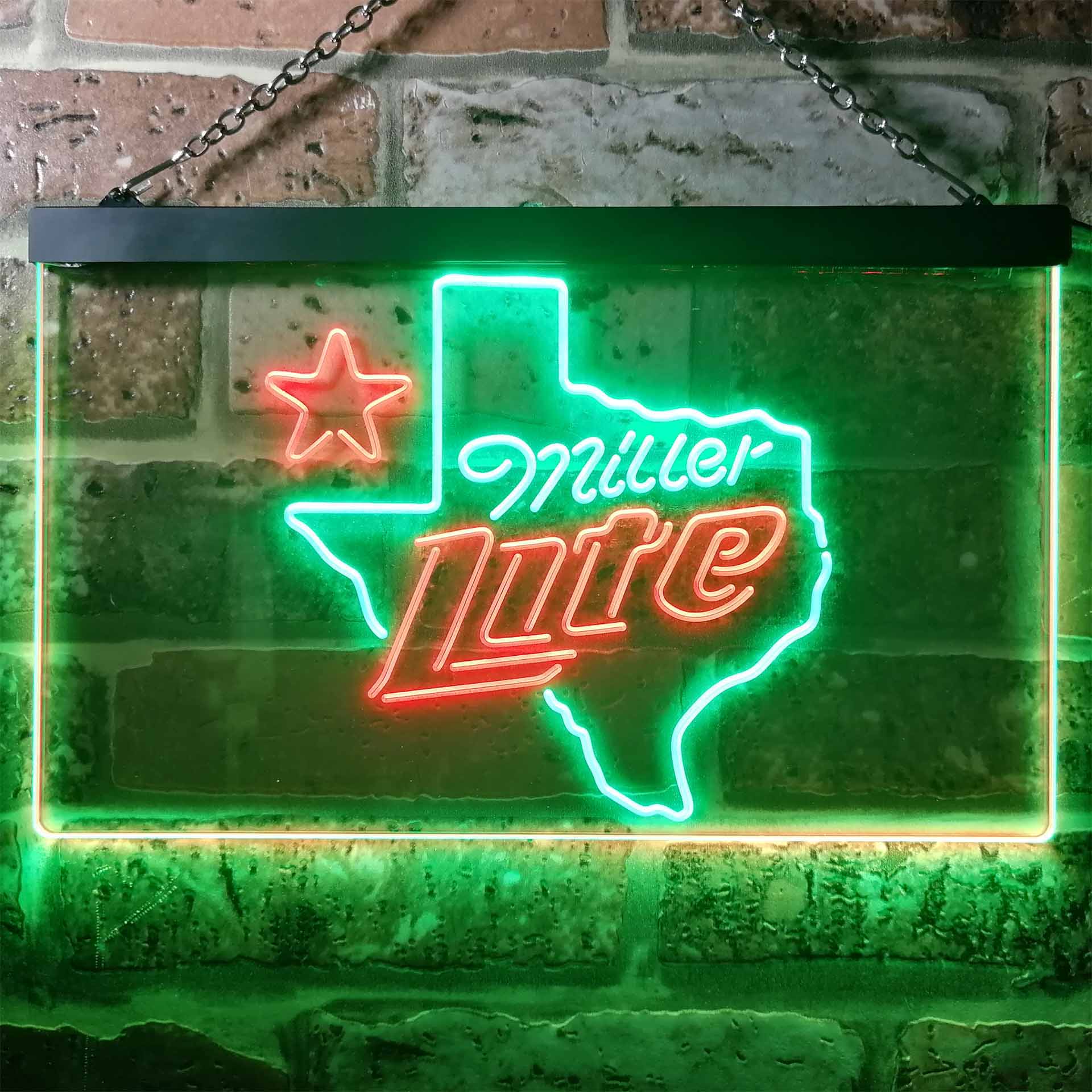 Miller Texas Star Beer Neon-Like LED Sign - Image 11