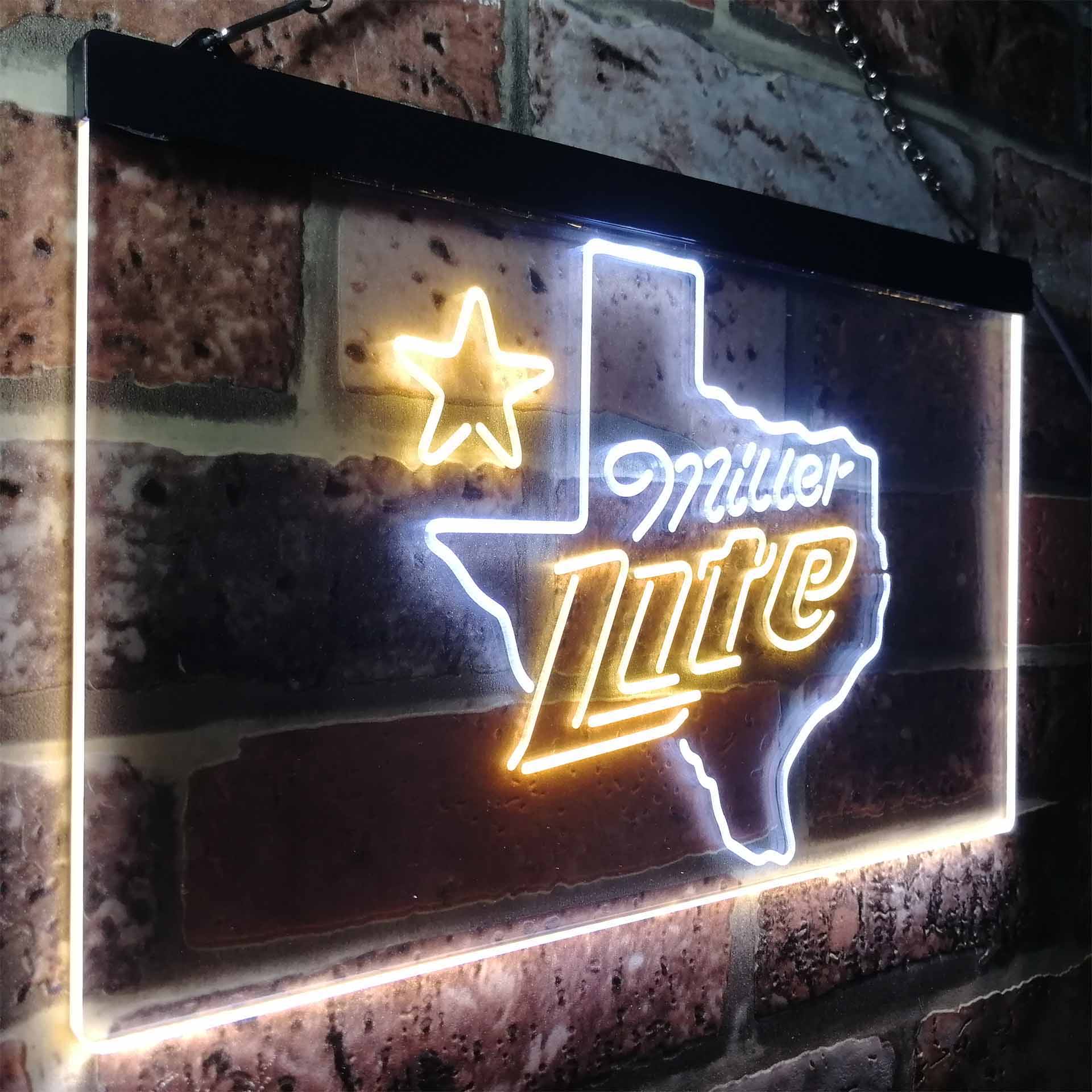 Miller Texas Star Beer Neon-Like LED Sign - Image 18