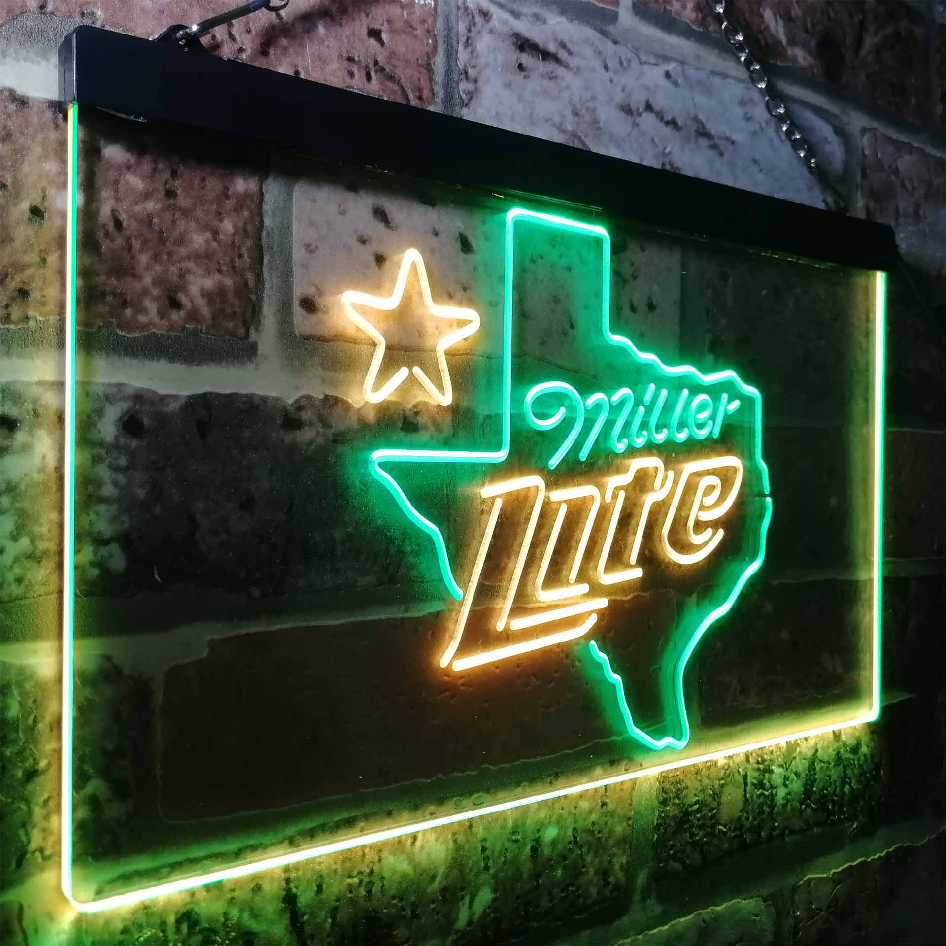 Miller Texas Star Beer Neon-Like LED Sign - Image 19