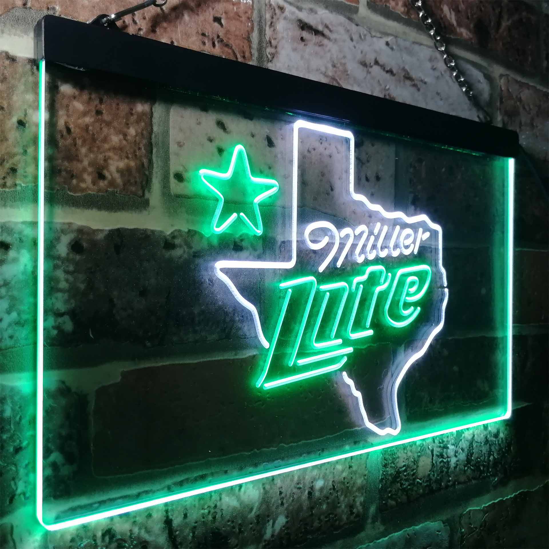 Miller Texas Star Beer Neon-Like LED Sign - Image 20