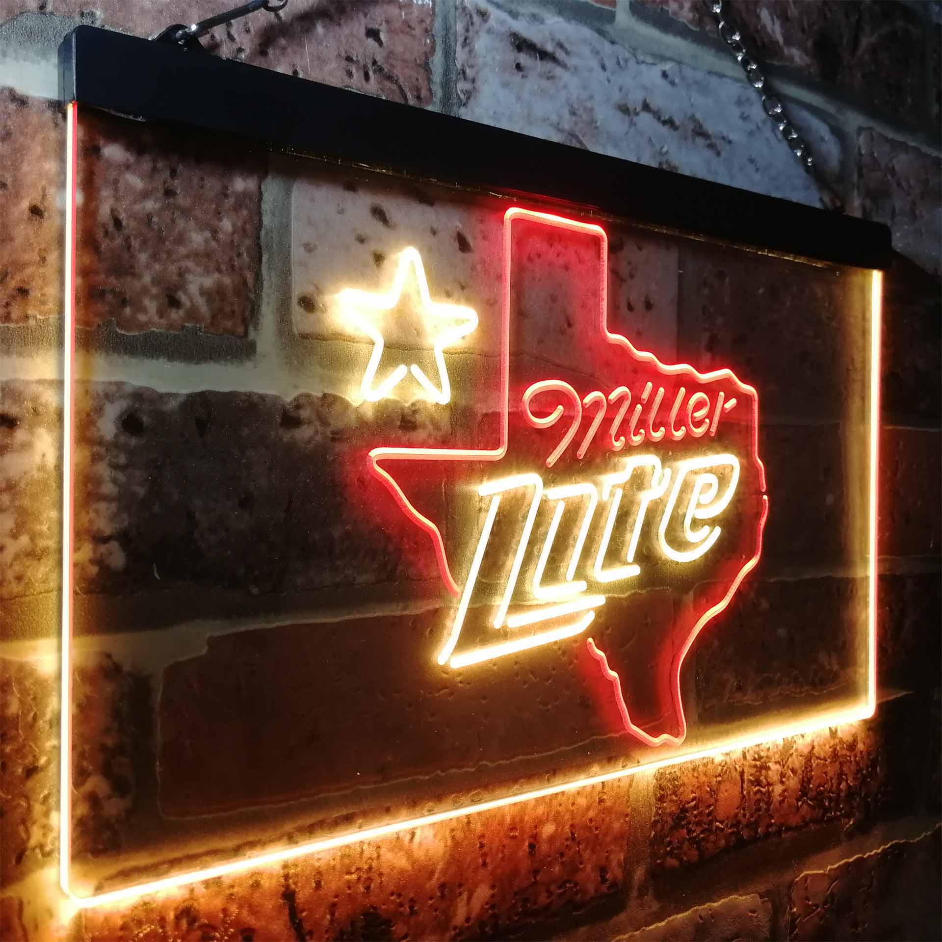 Miller Texas Star Beer Neon-Like LED Sign - Image 23