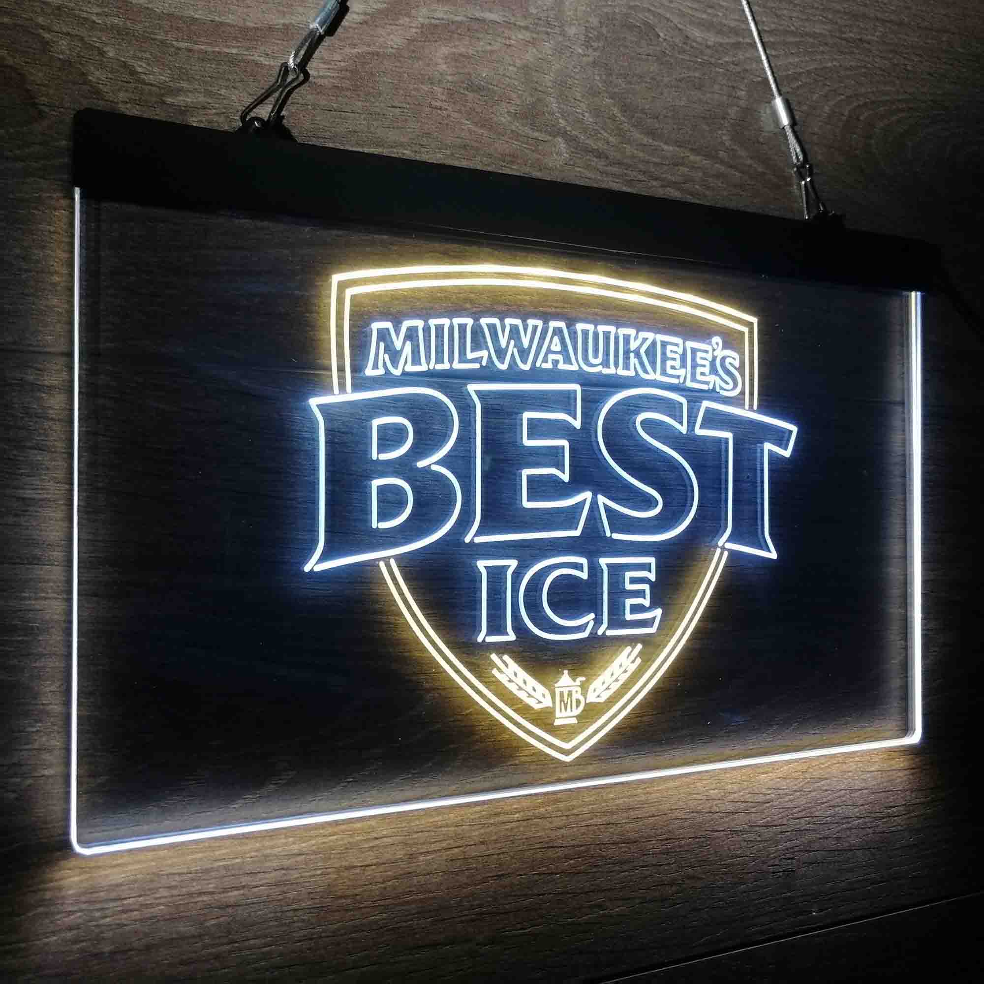 Milwakuee's Best Ice Beer Neon-Like LED Sign - Image 14