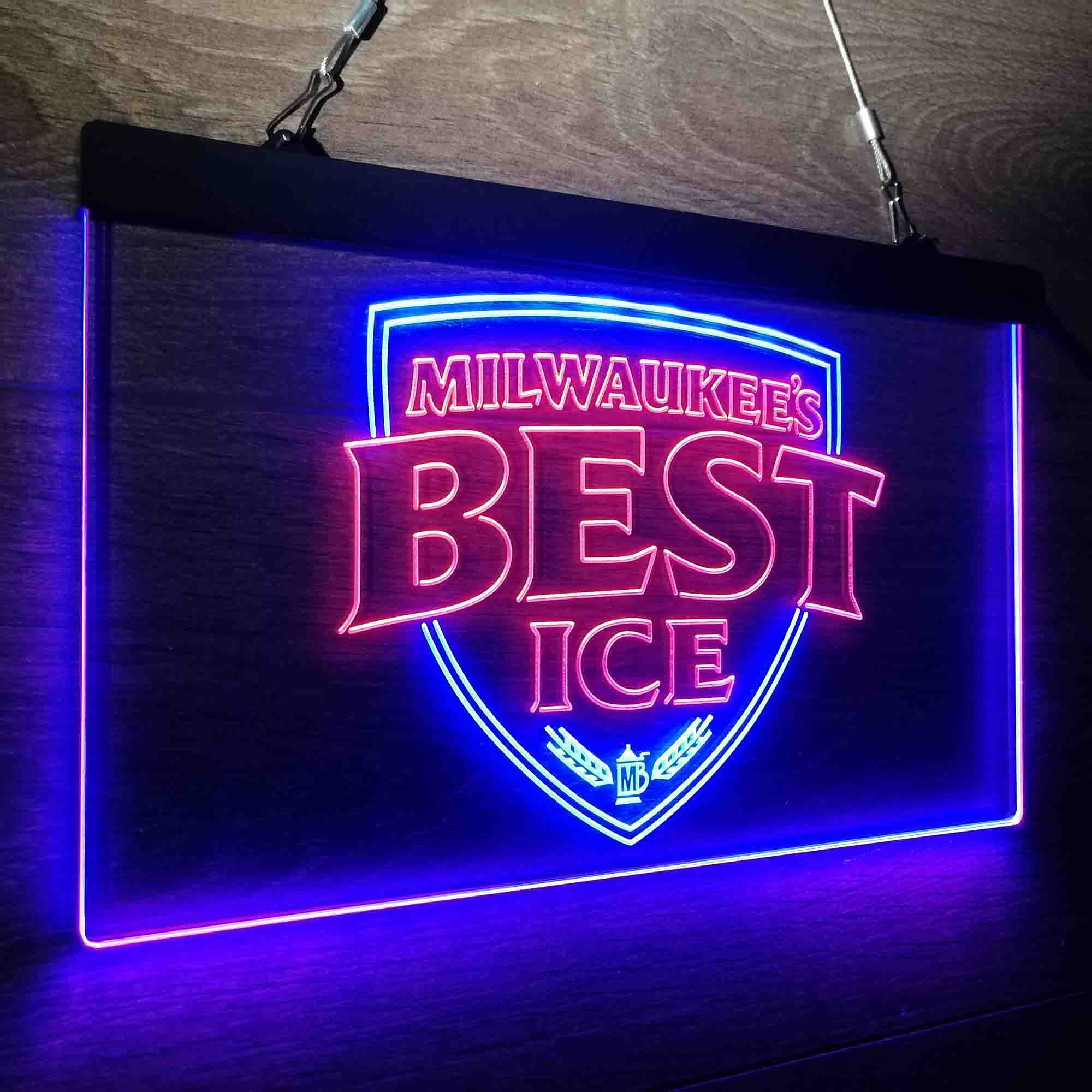 Milwakuee's Best Ice Beer Neon-Like LED Sign - Image 19