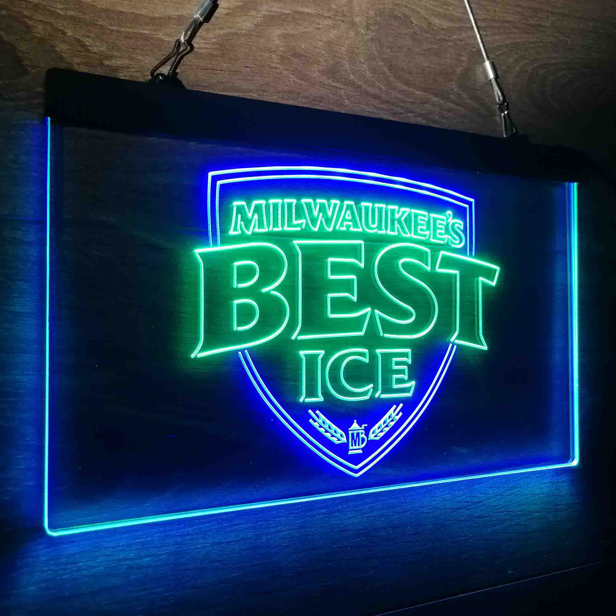 Milwakuee's Best Ice Beer Neon-Like LED Sign - Image 22