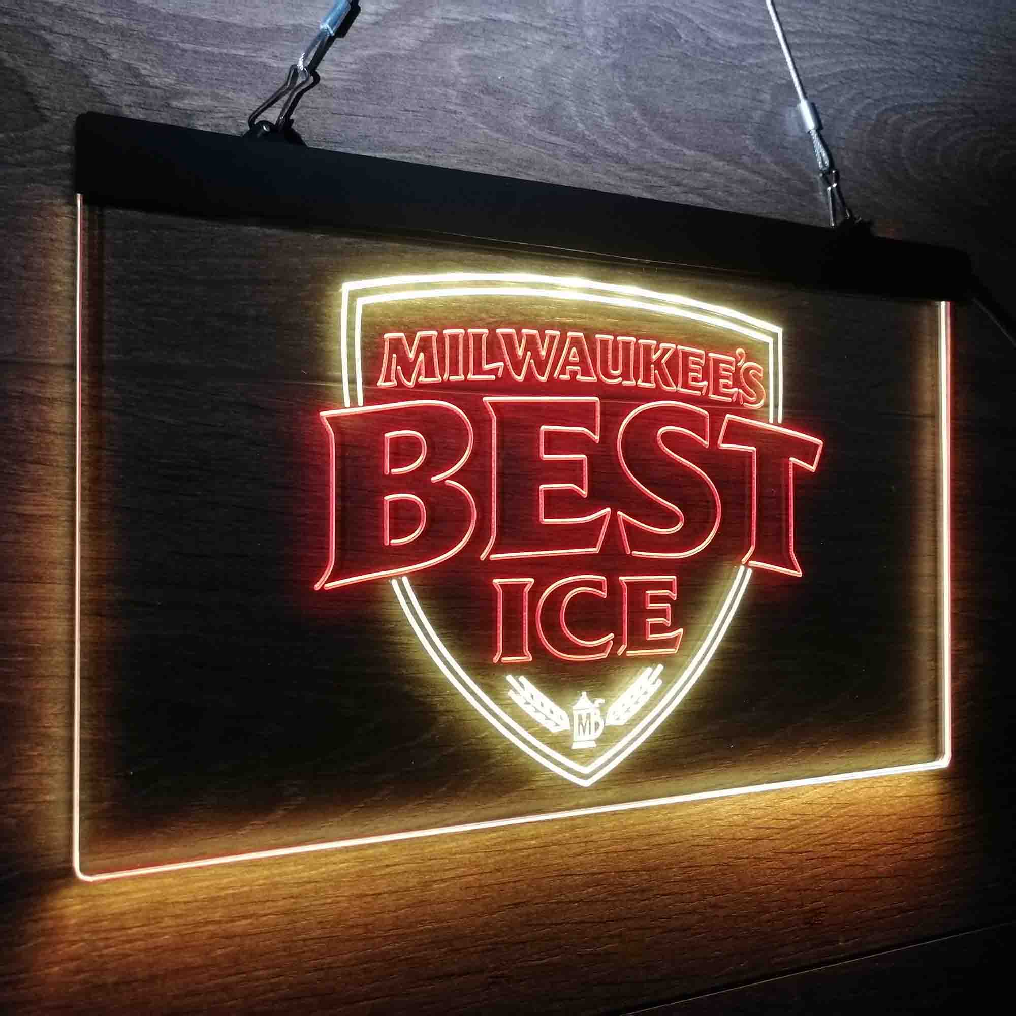 Milwakuee's Best Ice Beer Neon-Like LED Sign - Image 23