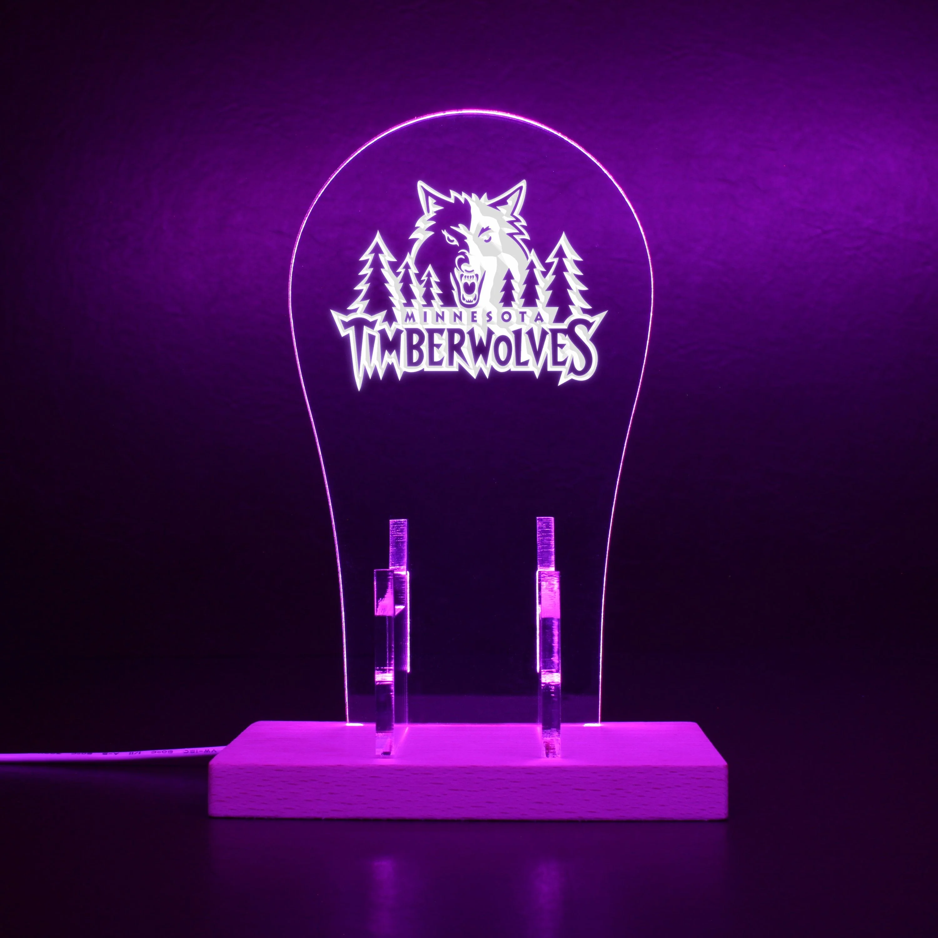 Minnesota Timberwolves LED Gaming Headset Controller Stand - Image 5