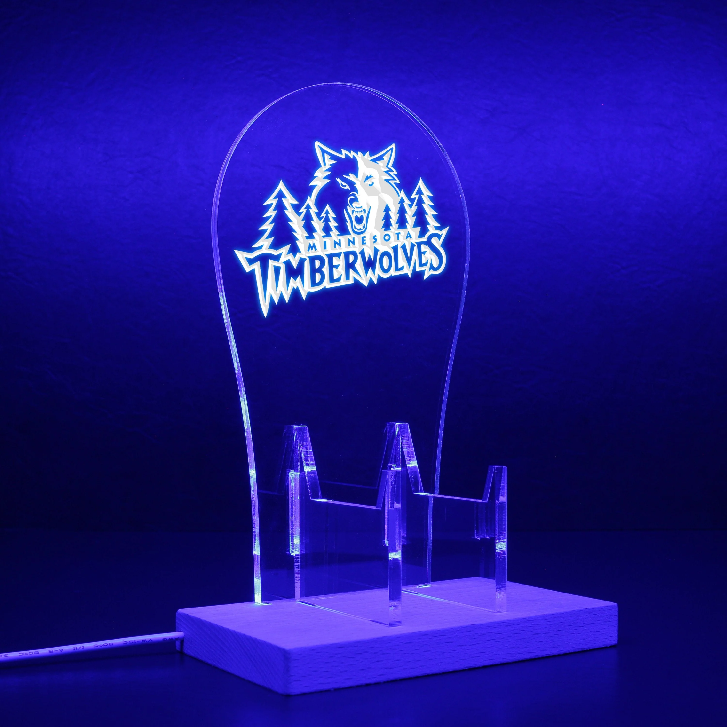 Minnesota Timberwolves LED Gaming Headset Controller Stand - Image 8