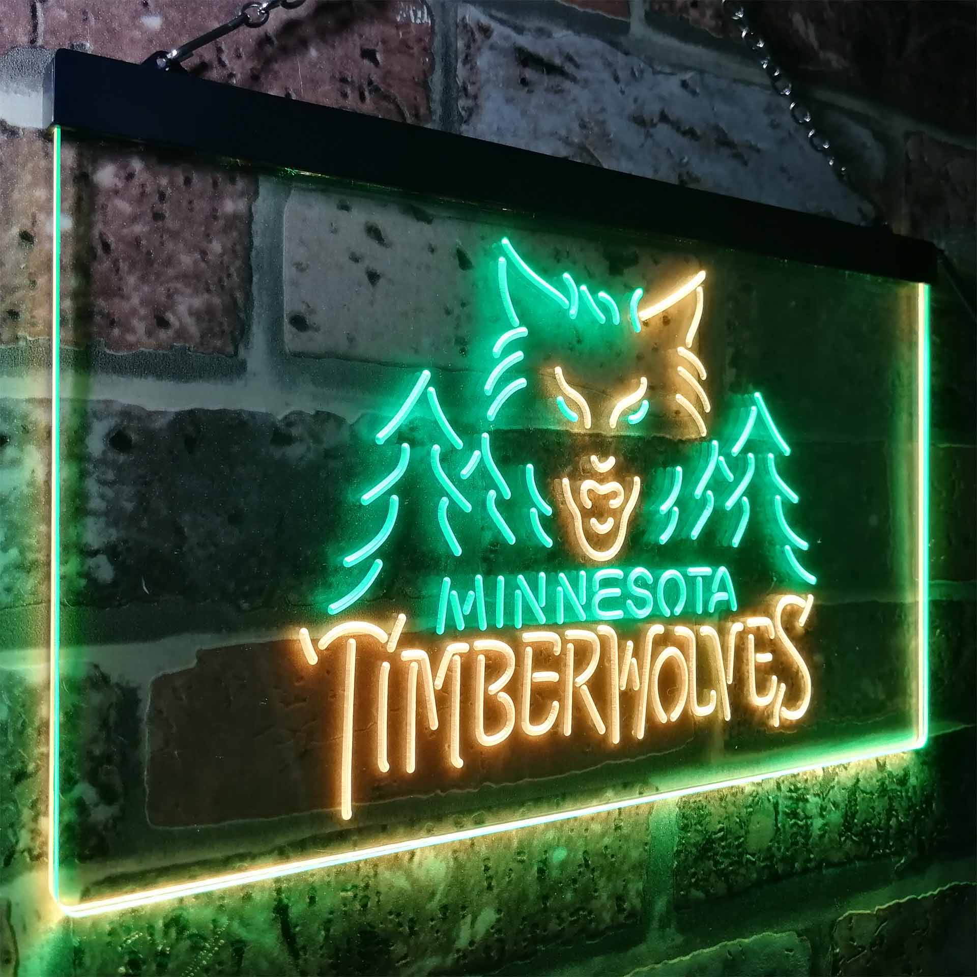 Minnesota Timberwolves Hockey Neon-Like LED Sign - Image 17