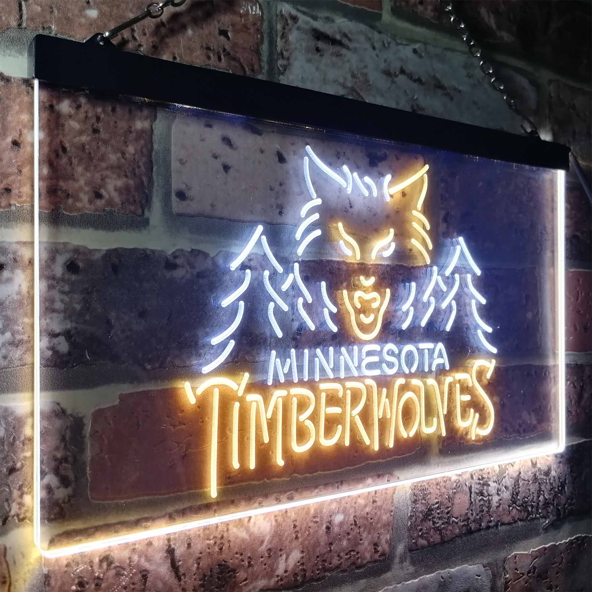 Minnesota Timberwolves Hockey Neon-Like LED Sign - Image 21