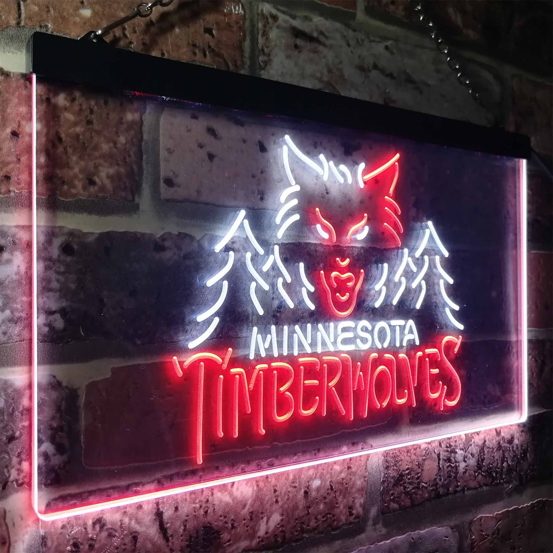 Minnesota Timberwolves Hockey Neon-Like LED Sign - Image 22