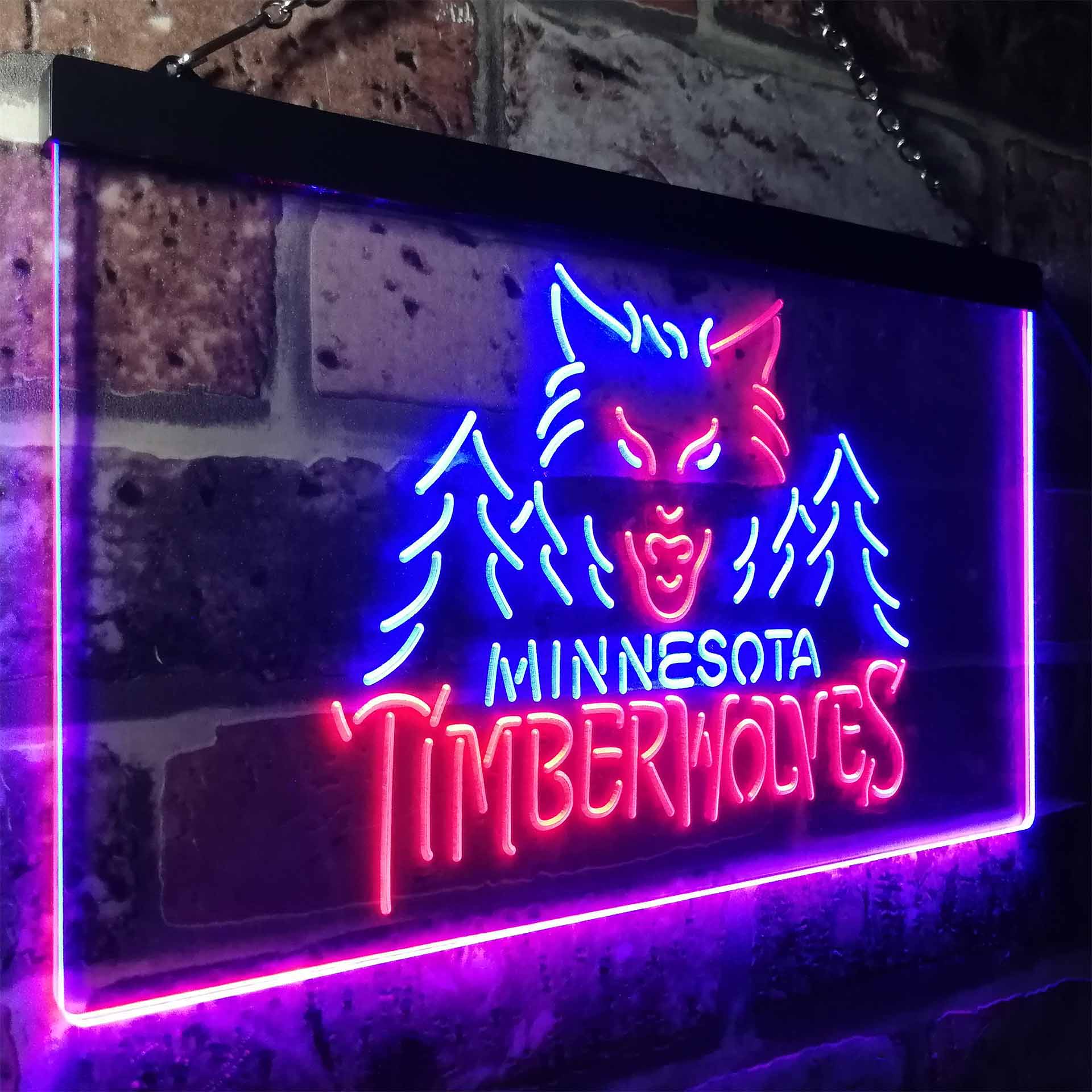 Minnesota Timberwolves Hockey Neon-Like LED Sign - Image 25