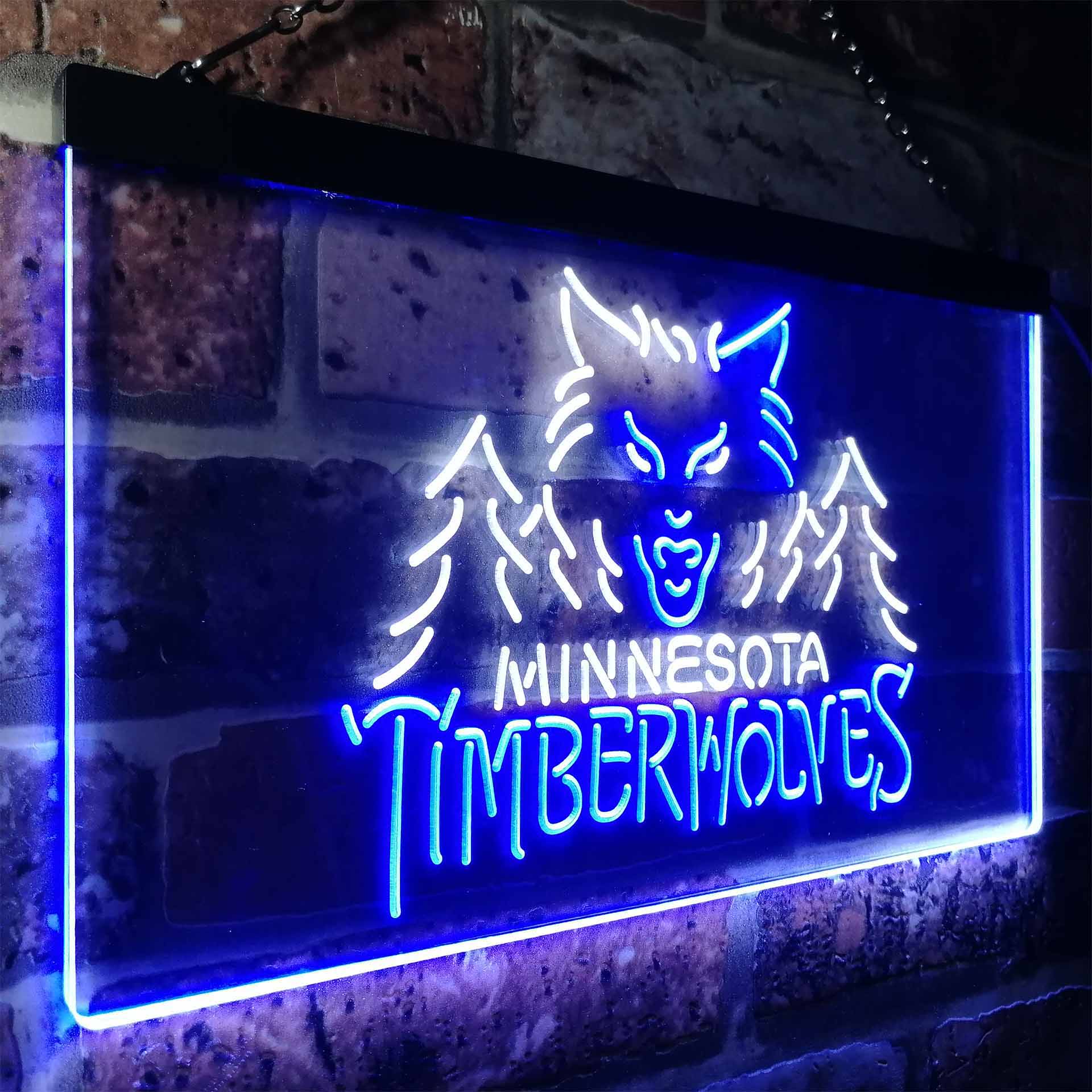 Minnesota Timberwolves Hockey Neon-Like LED Sign - Image 26