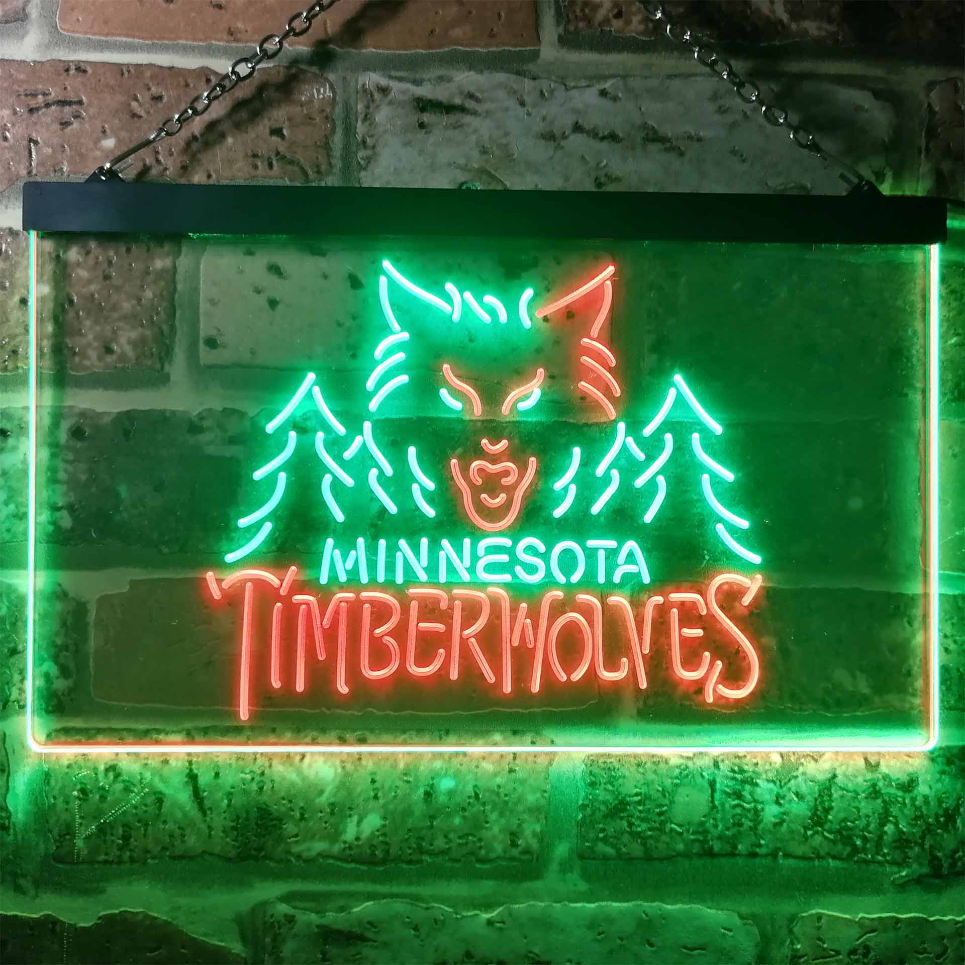 Minnesota Timberwolves Hockey Neon-Like LED Sign - Image 5