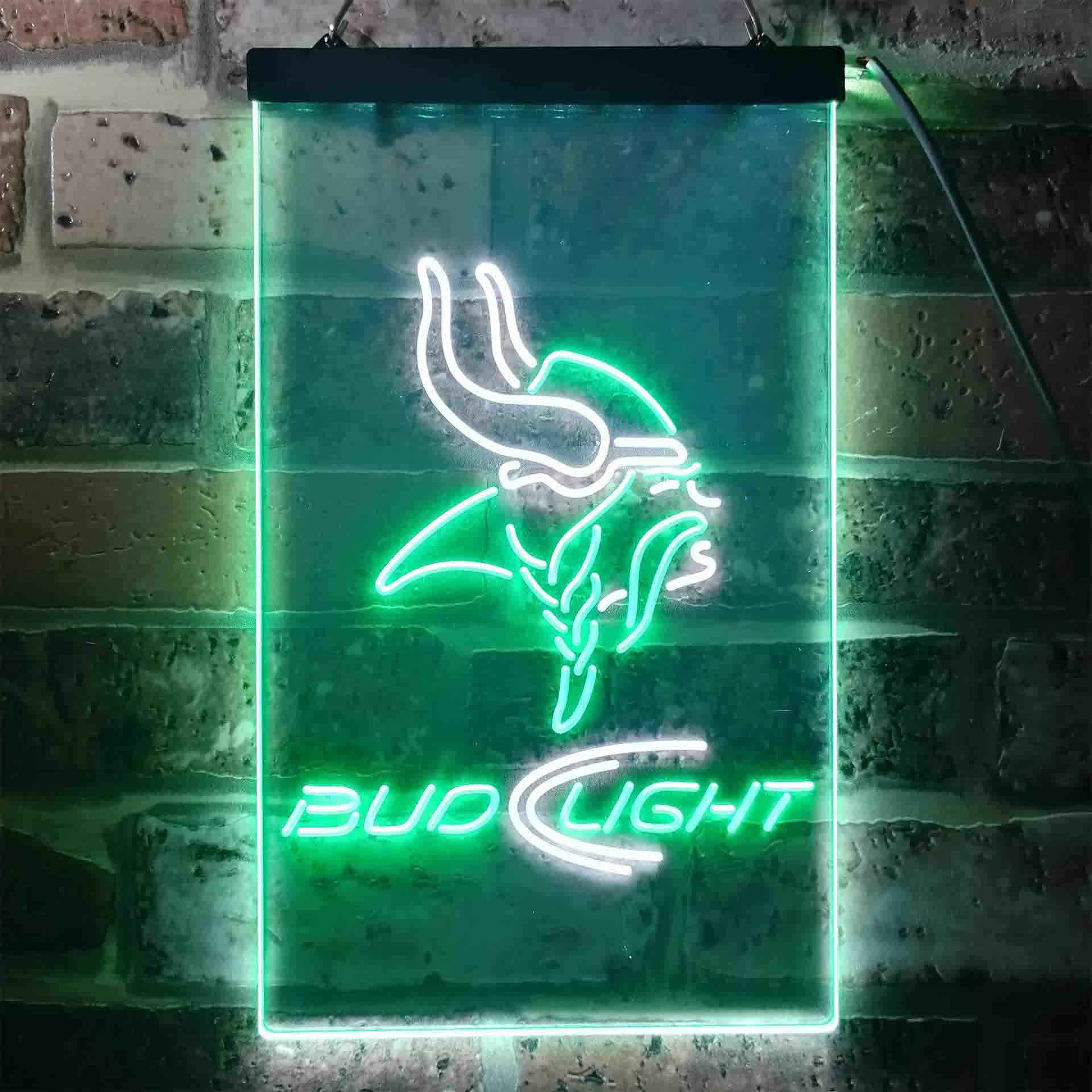 Minnesota Vikings Bud Light Neon-Like LED Sign - Image 5