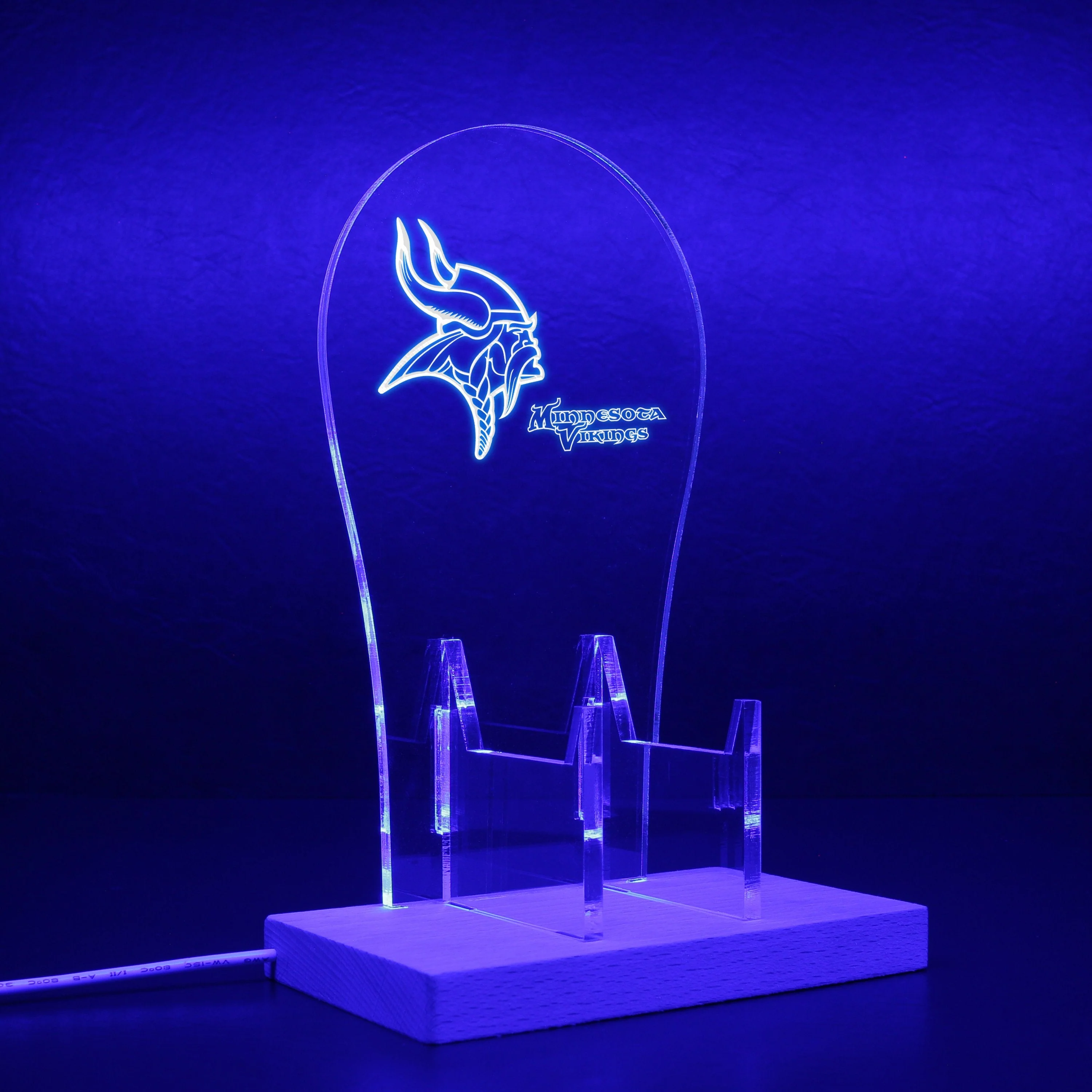 Minnesota Vikings LED Gaming Headset Controller Stand - Image 9