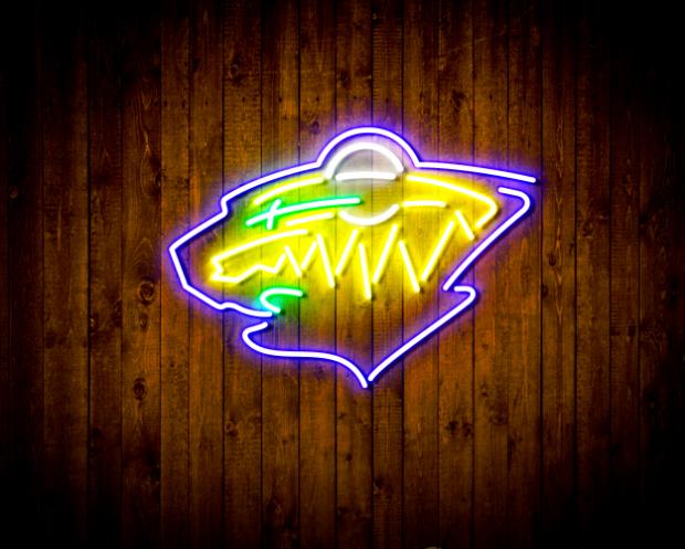 Minnesota Wild Handmade Neon Flex LED Sign - Image 2