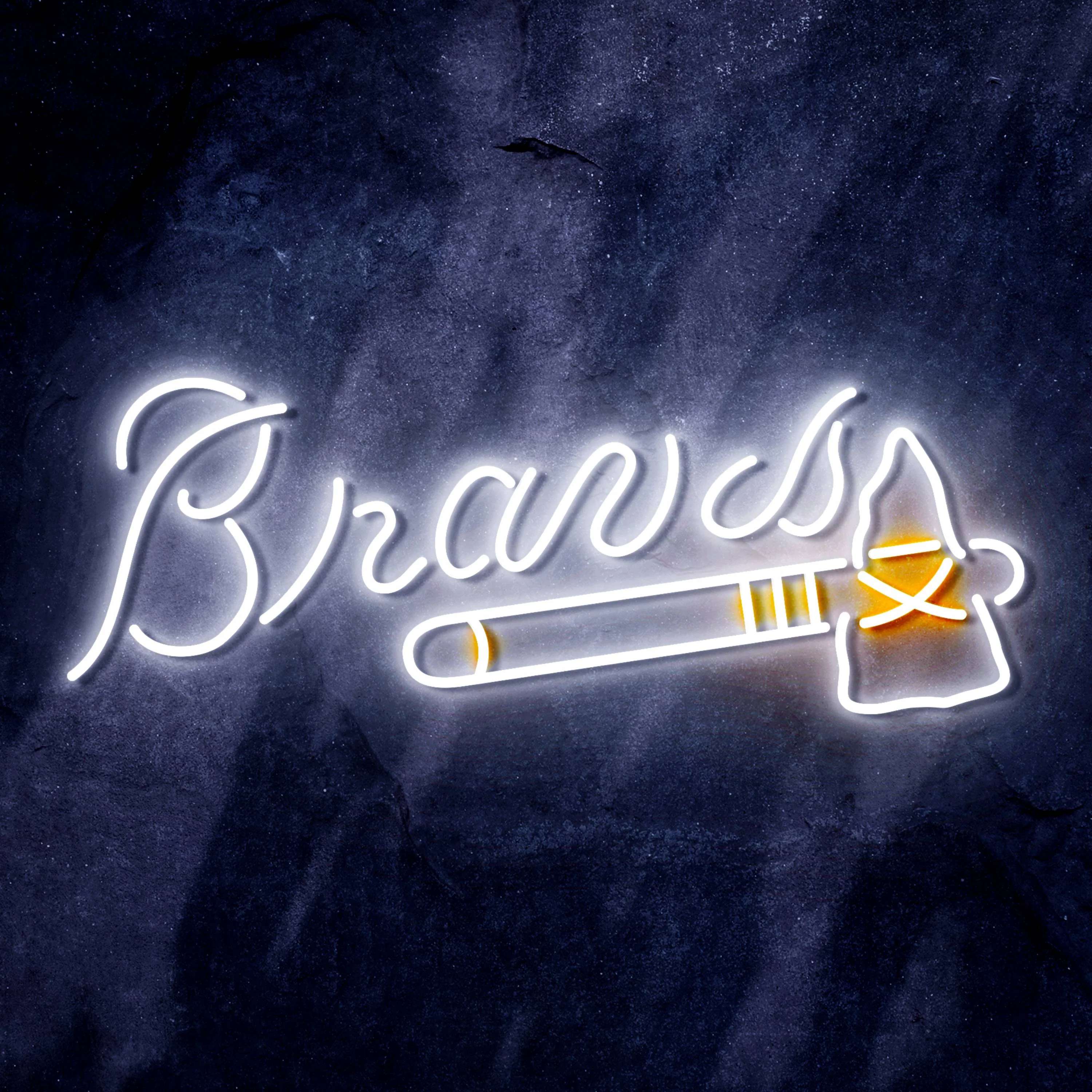 MLB Atlanta Braves Bar Neon Flex LED Sign - Image 11