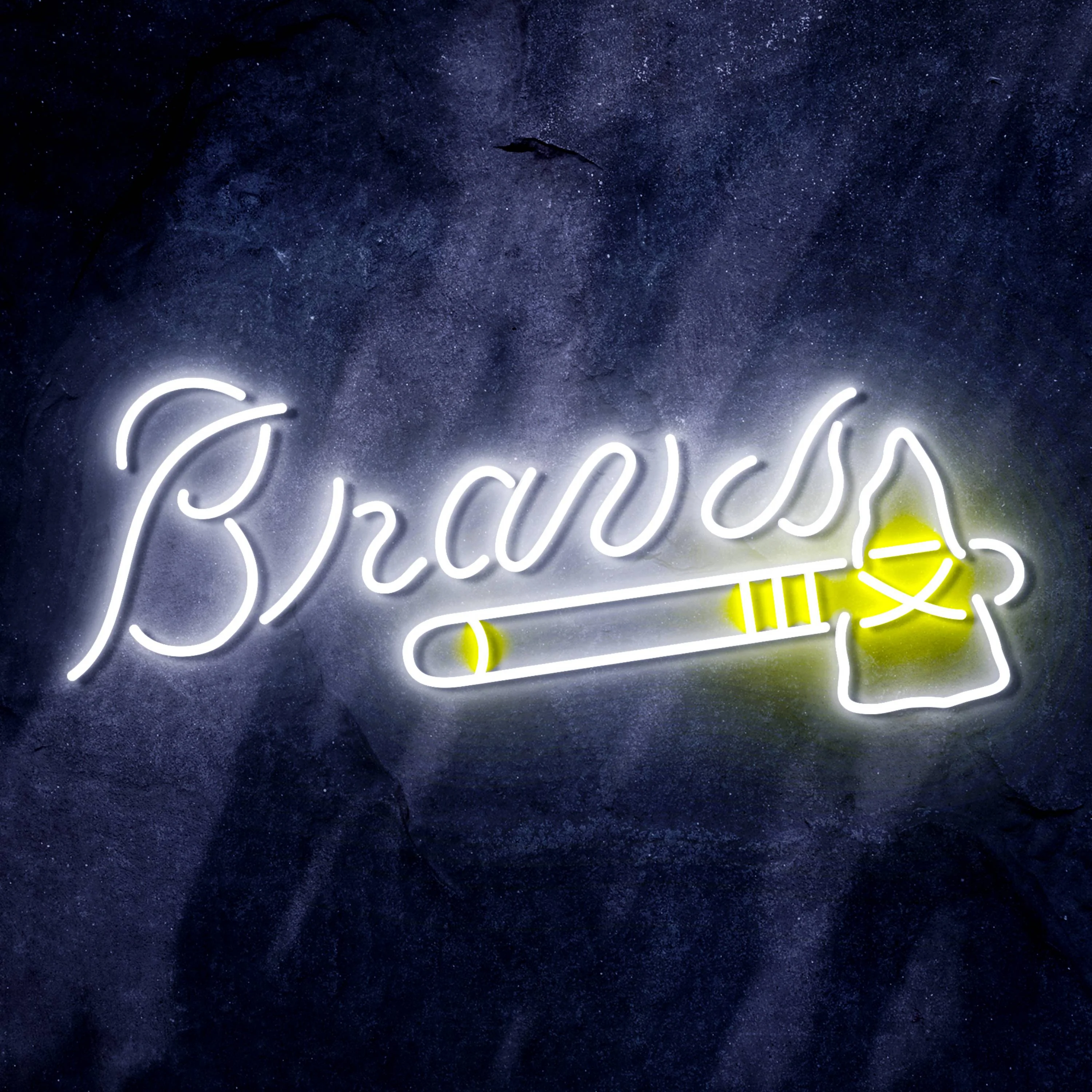 MLB Atlanta Braves Bar Neon Flex LED Sign - Image 9