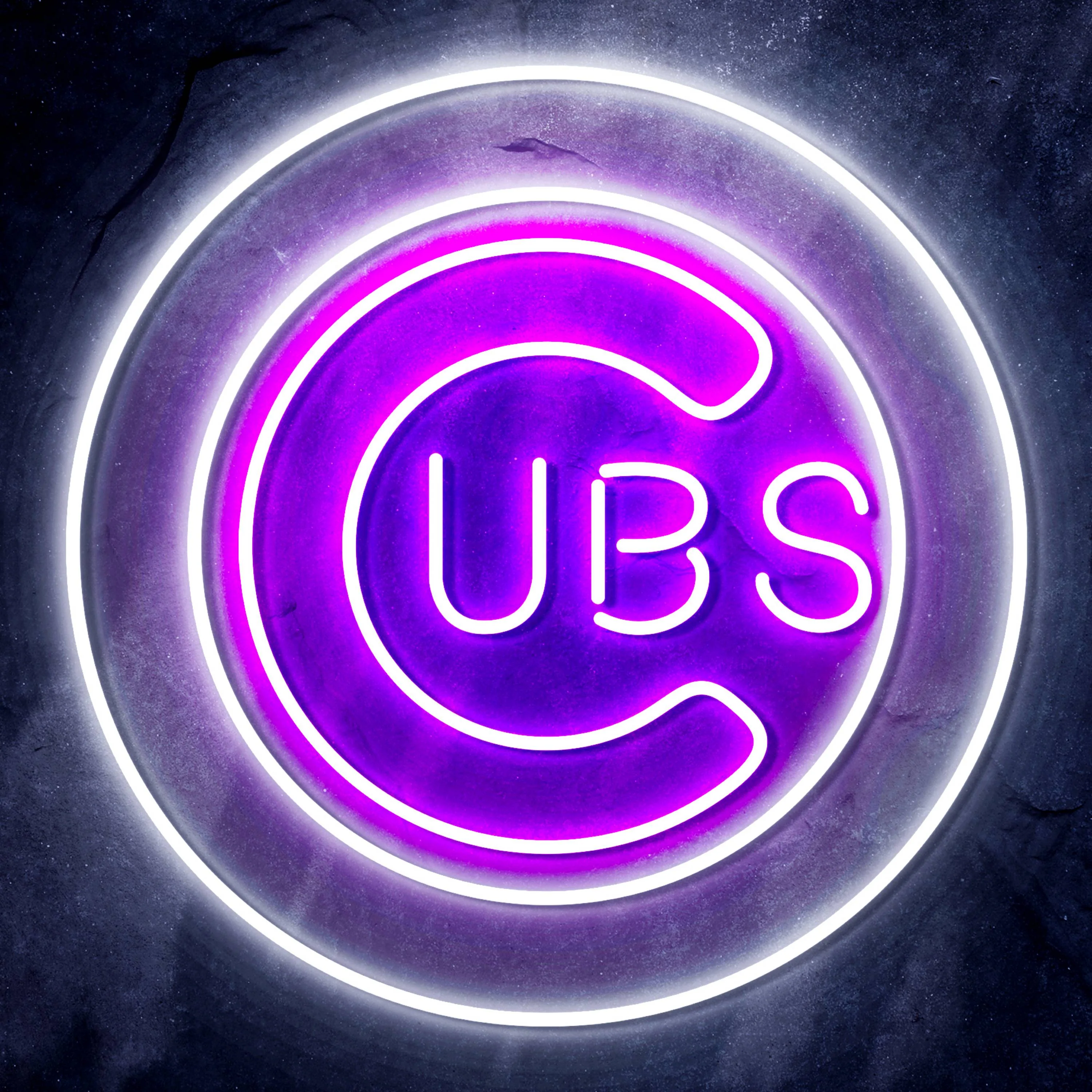 MLB Chicago Cubs Bar Neon Flex LED Sign - Image 3