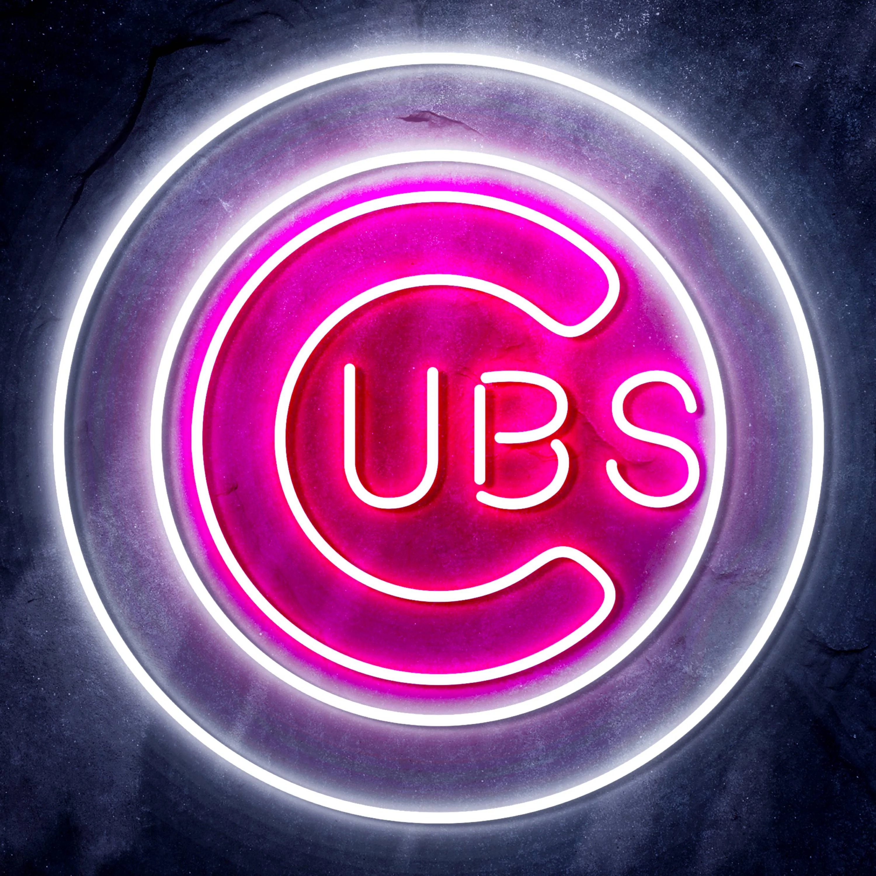 MLB Chicago Cubs Bar Neon Flex LED Sign - Image 4
