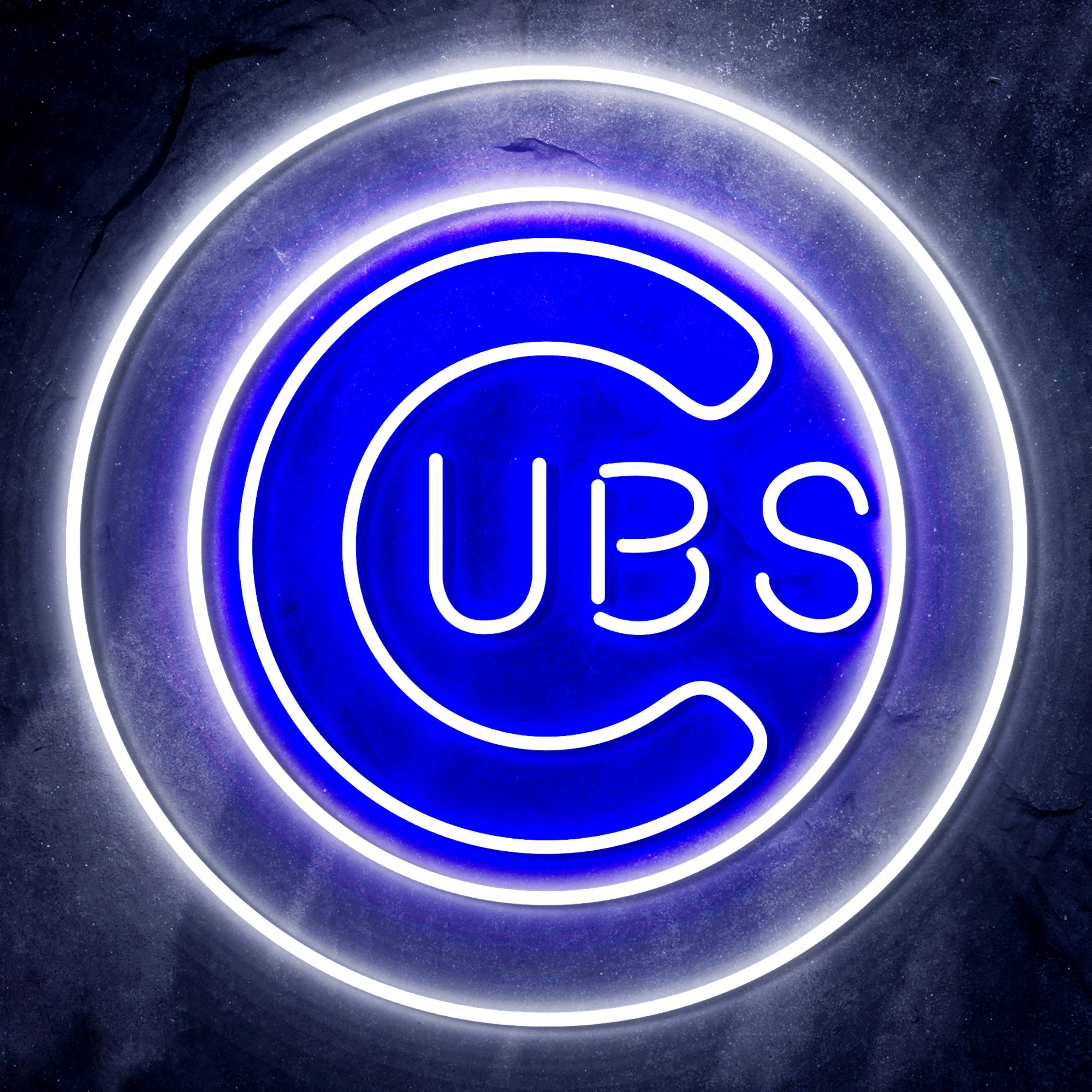 MLB Chicago Cubs Bar Neon Flex LED Sign - Image 5