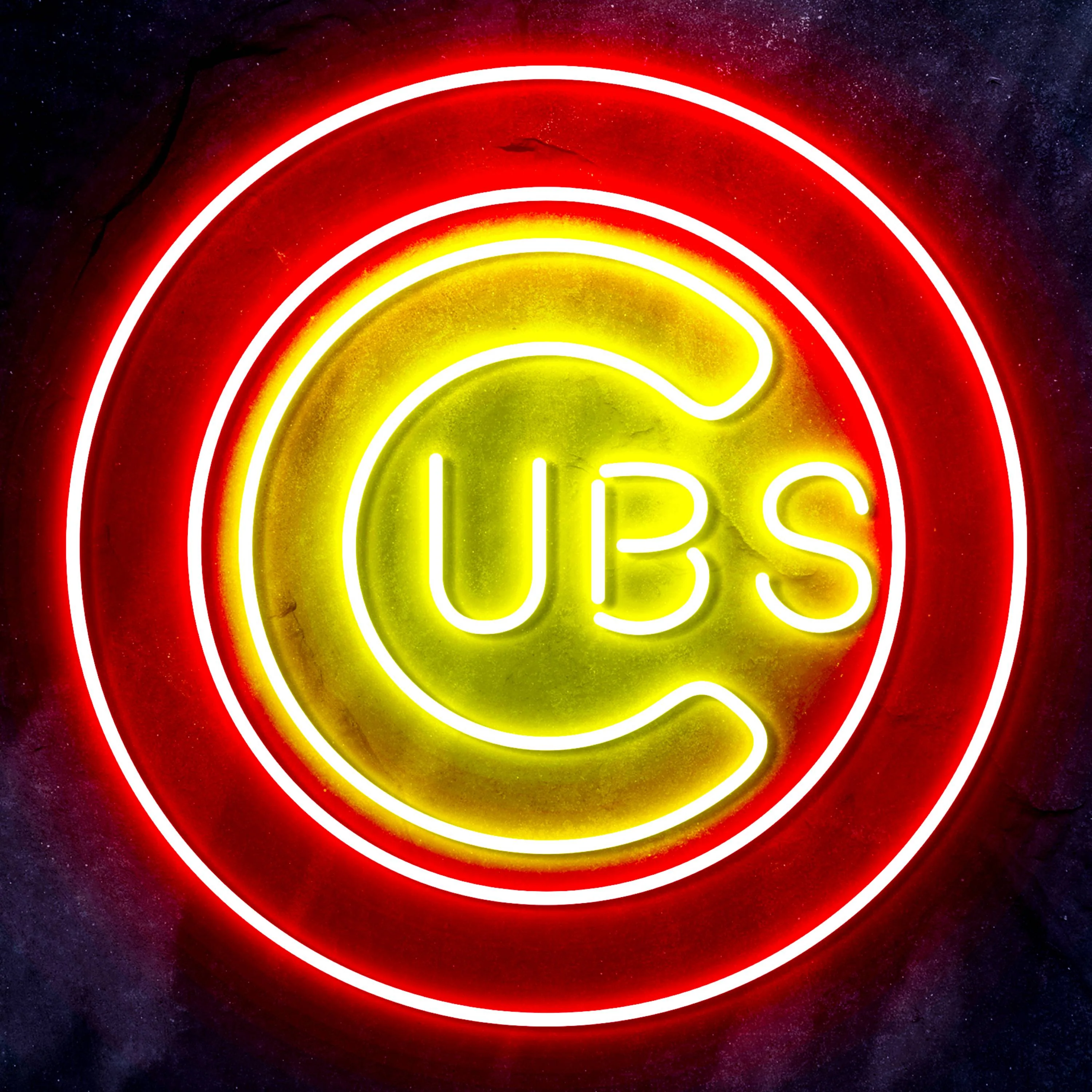 MLB Chicago Cubs Bar Neon Flex LED Sign - Image 7