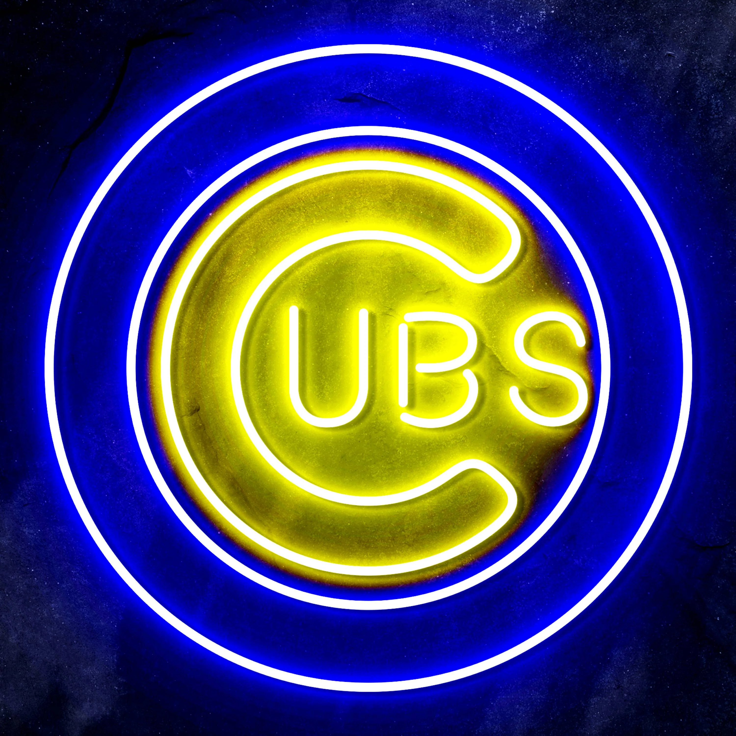 MLB Chicago Cubs Bar Neon Flex LED Sign - Image 8