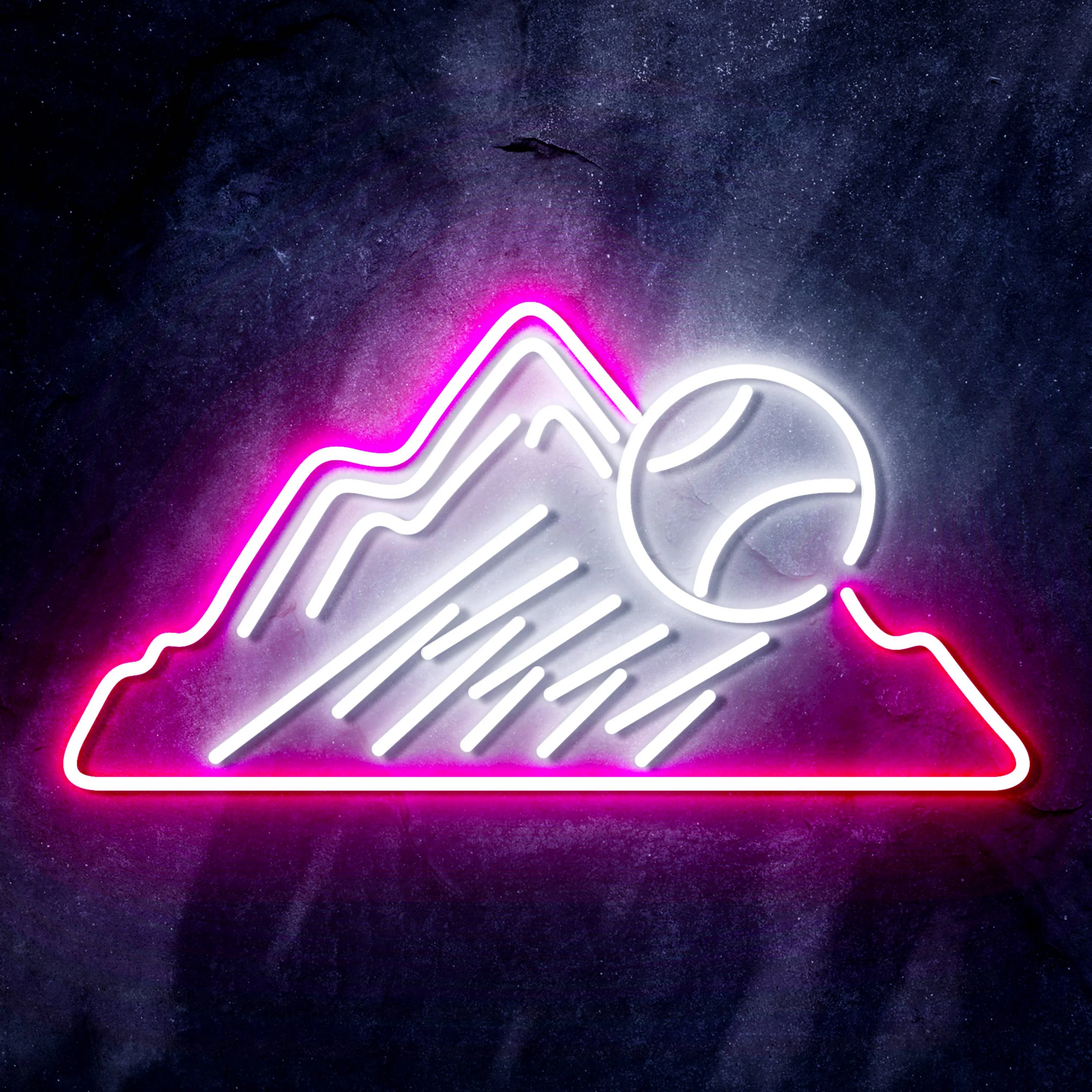 MLB Colorado Rockies Bar Neon Flex LED Sign - Image 4