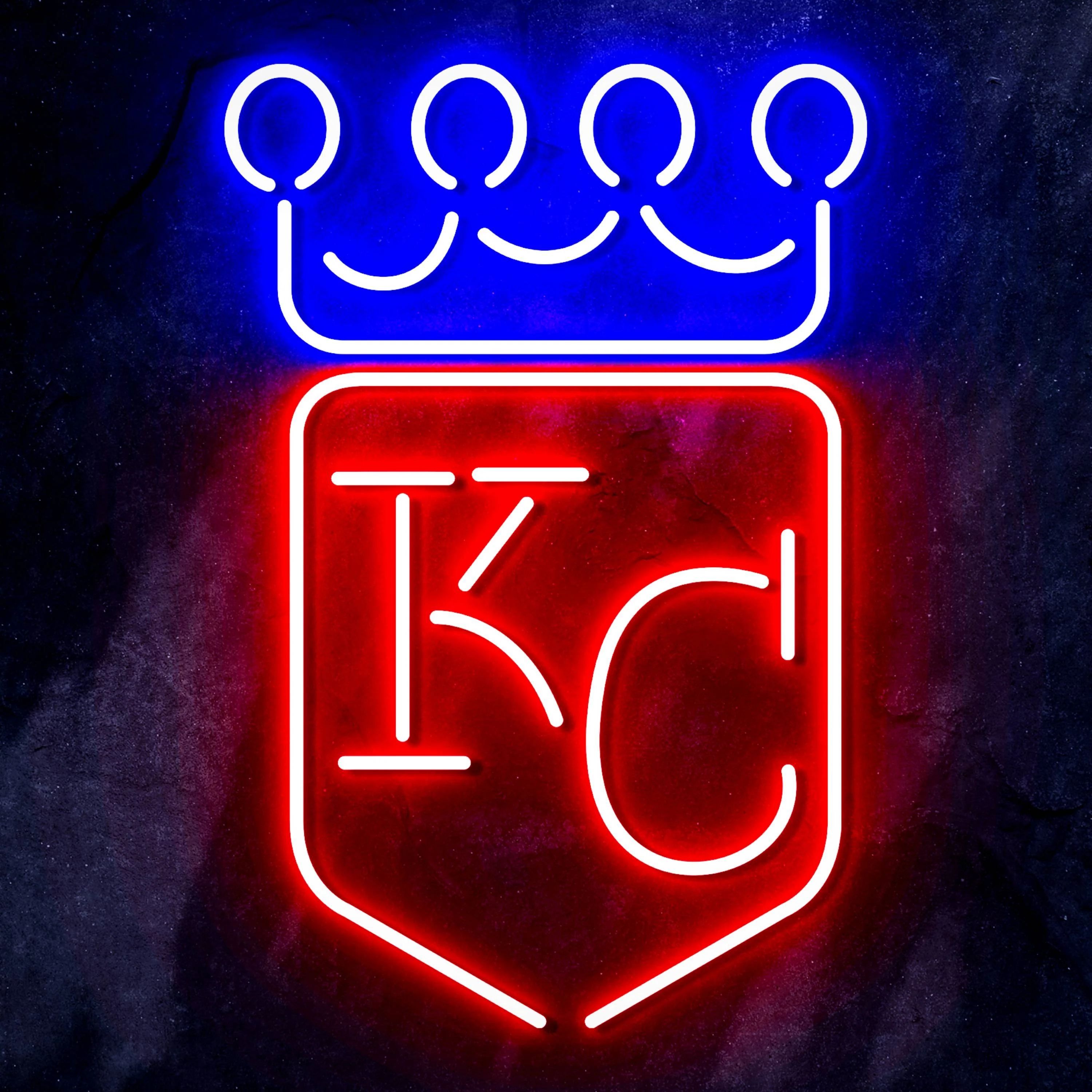 MLB Kansas City Royals Bar Neon Flex LED Sign - Image 3