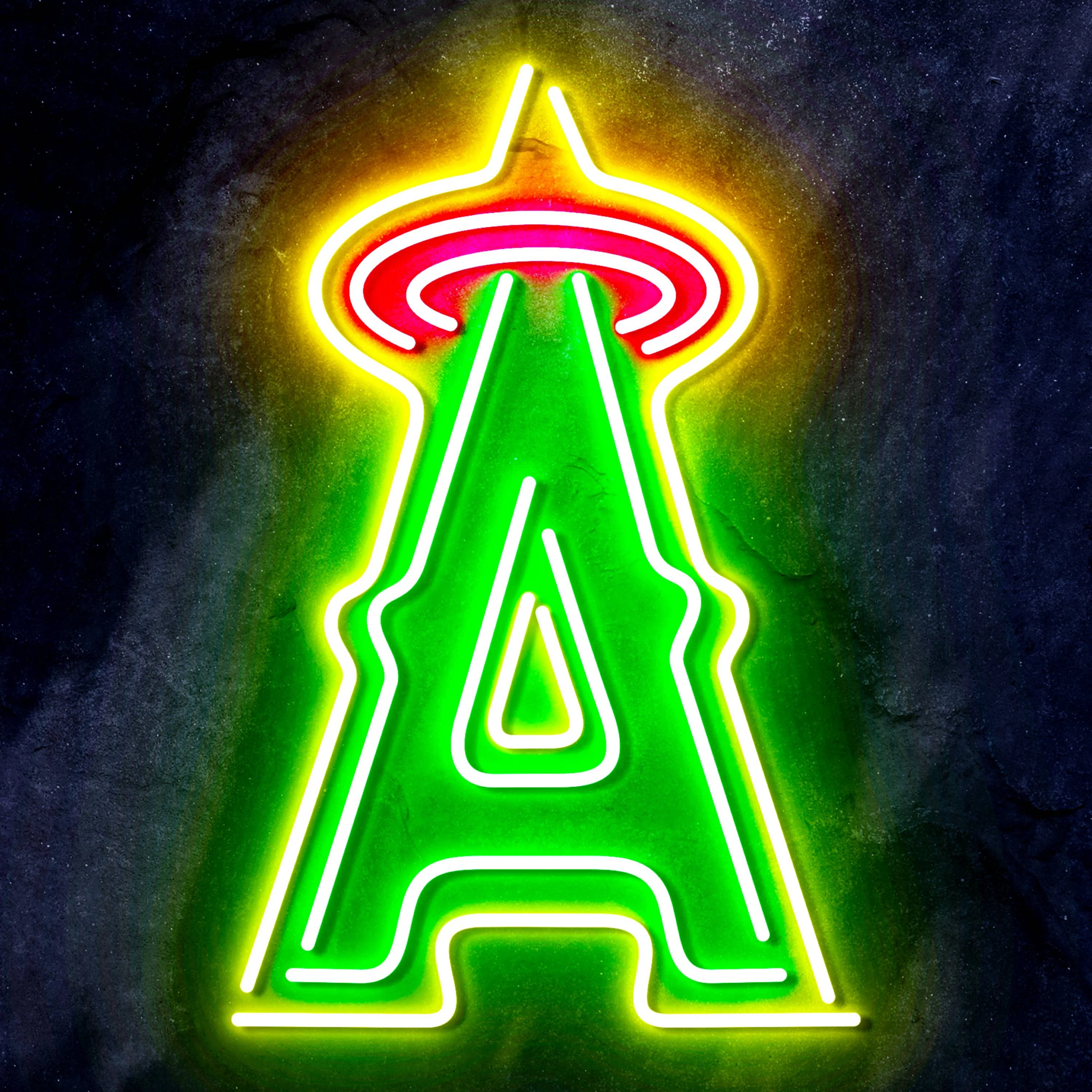 MLB Los Angeles Angels Bar Neon Flex LED Sign - Image 3